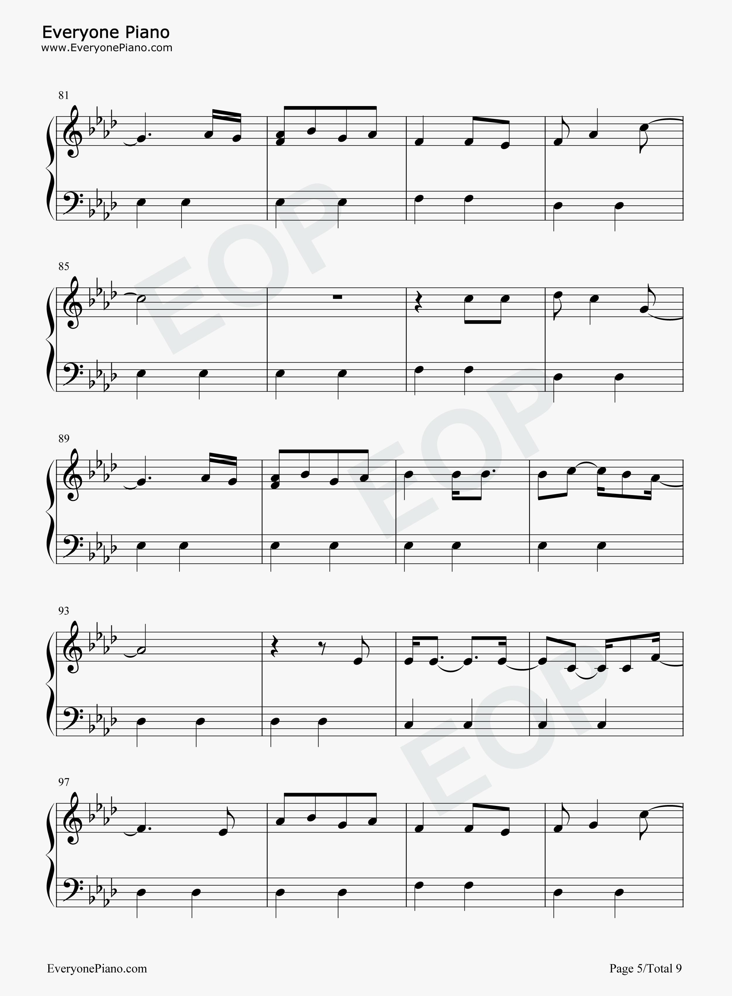 Mans_World钢琴谱_Marina