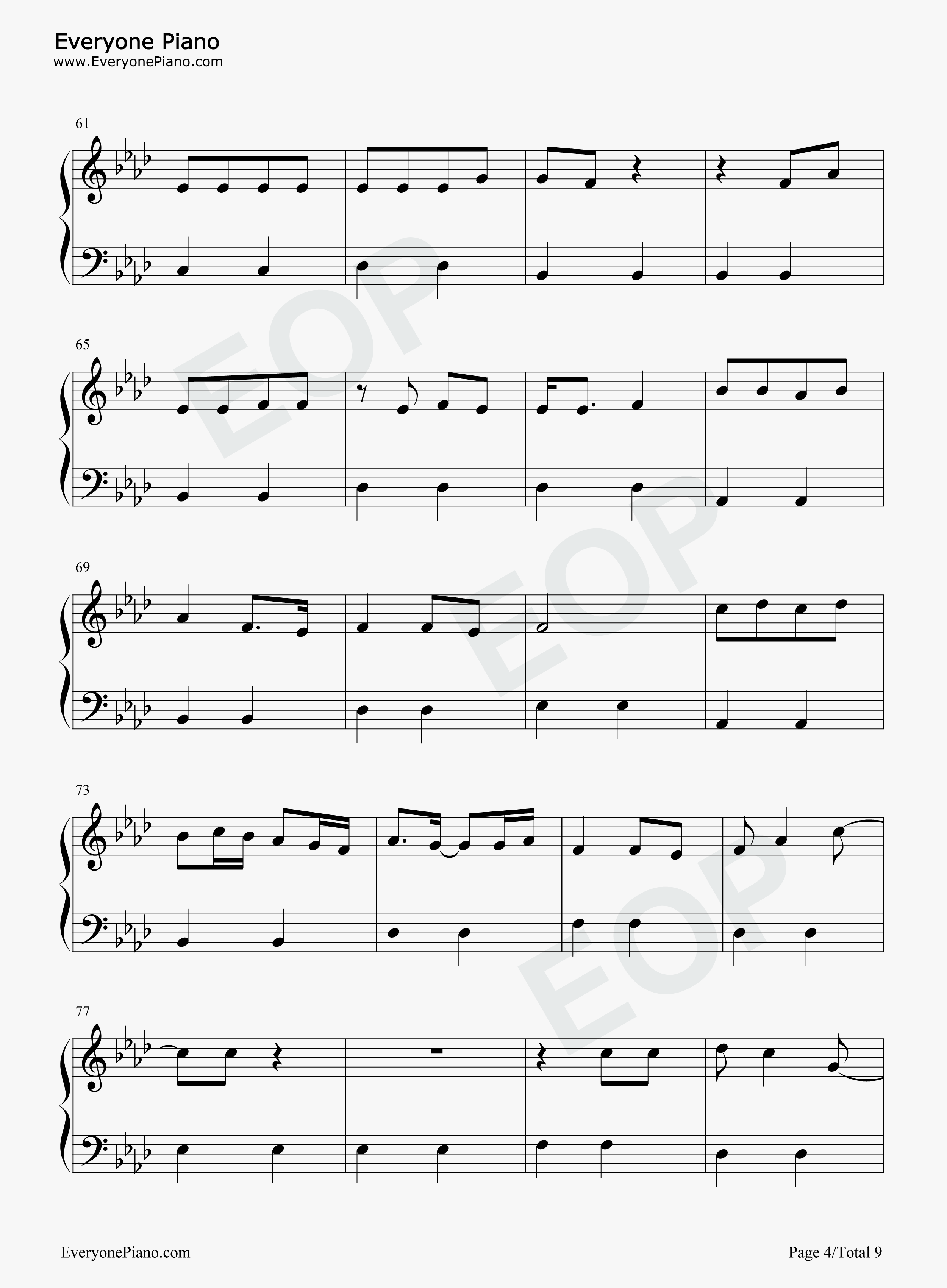 Mans_World钢琴谱_Marina