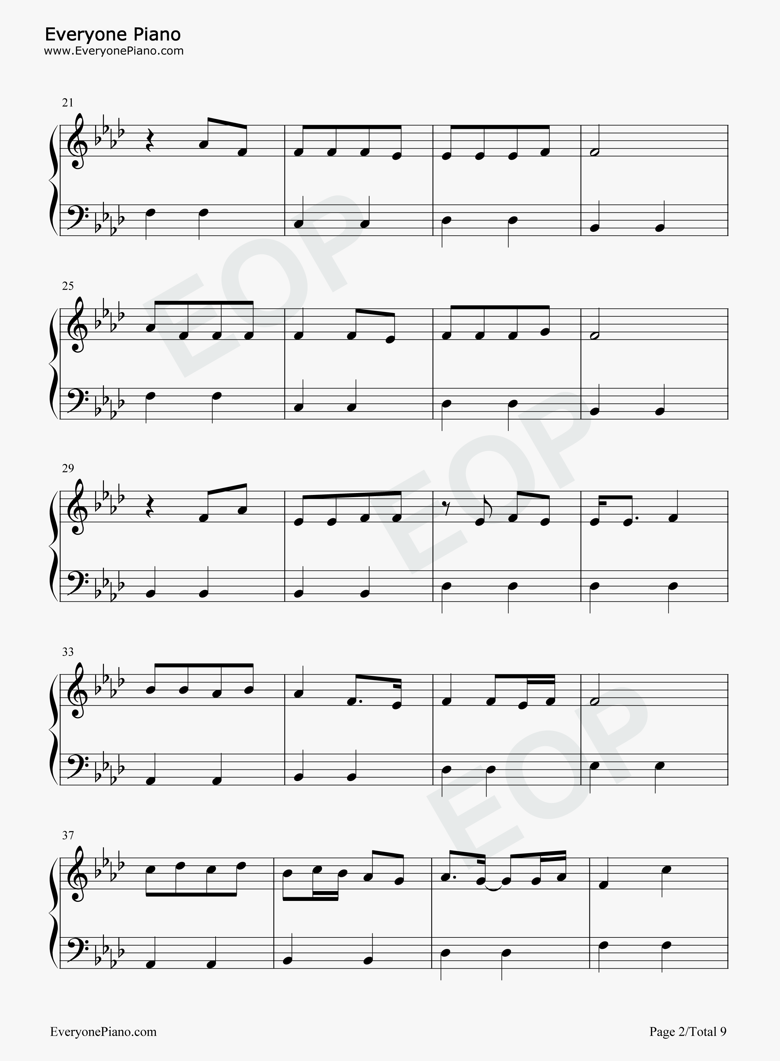 Mans_World钢琴谱_Marina