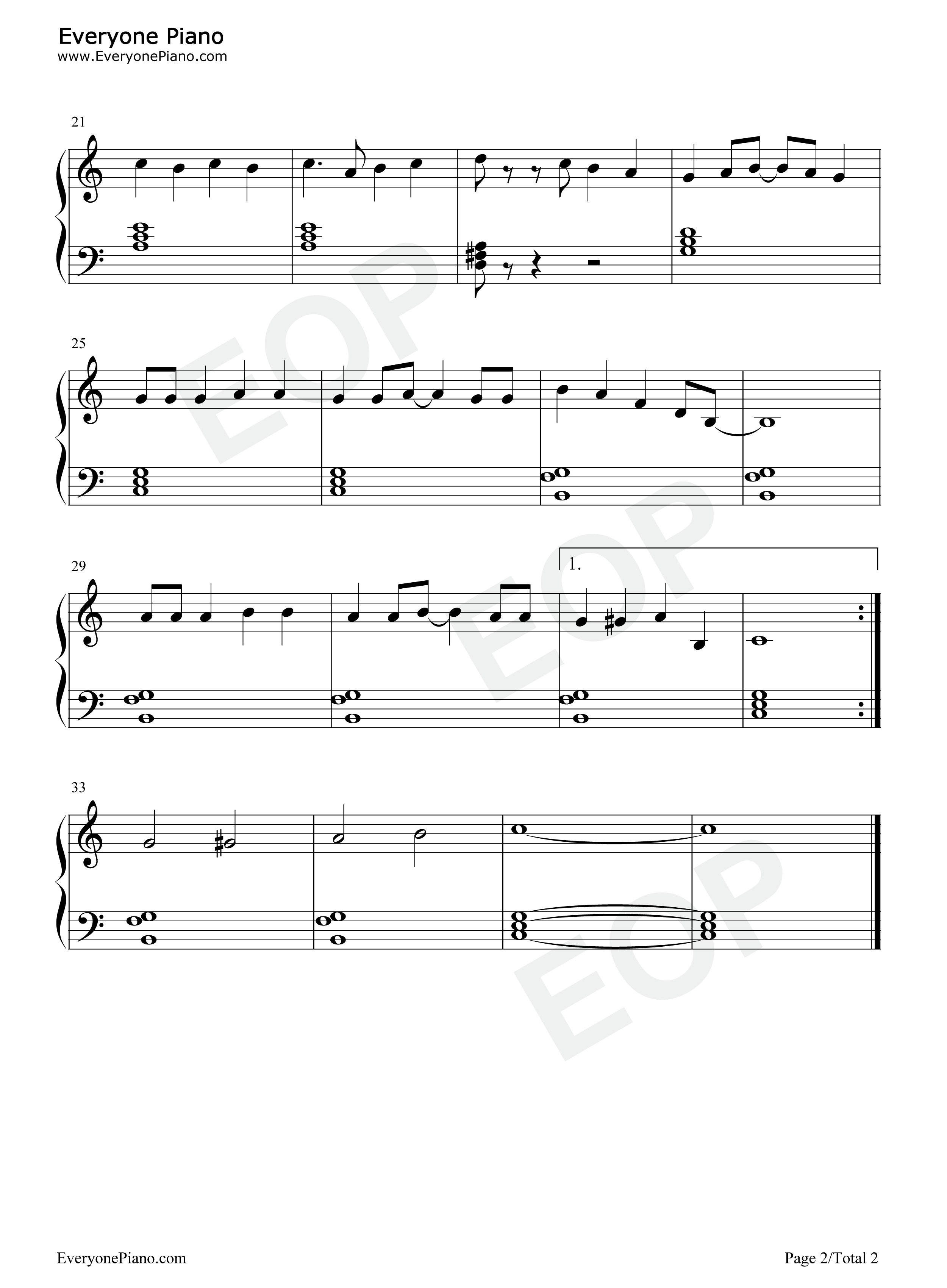 Rockin_Around_the_Christmas_Tree钢琴谱_Brenda_Lee