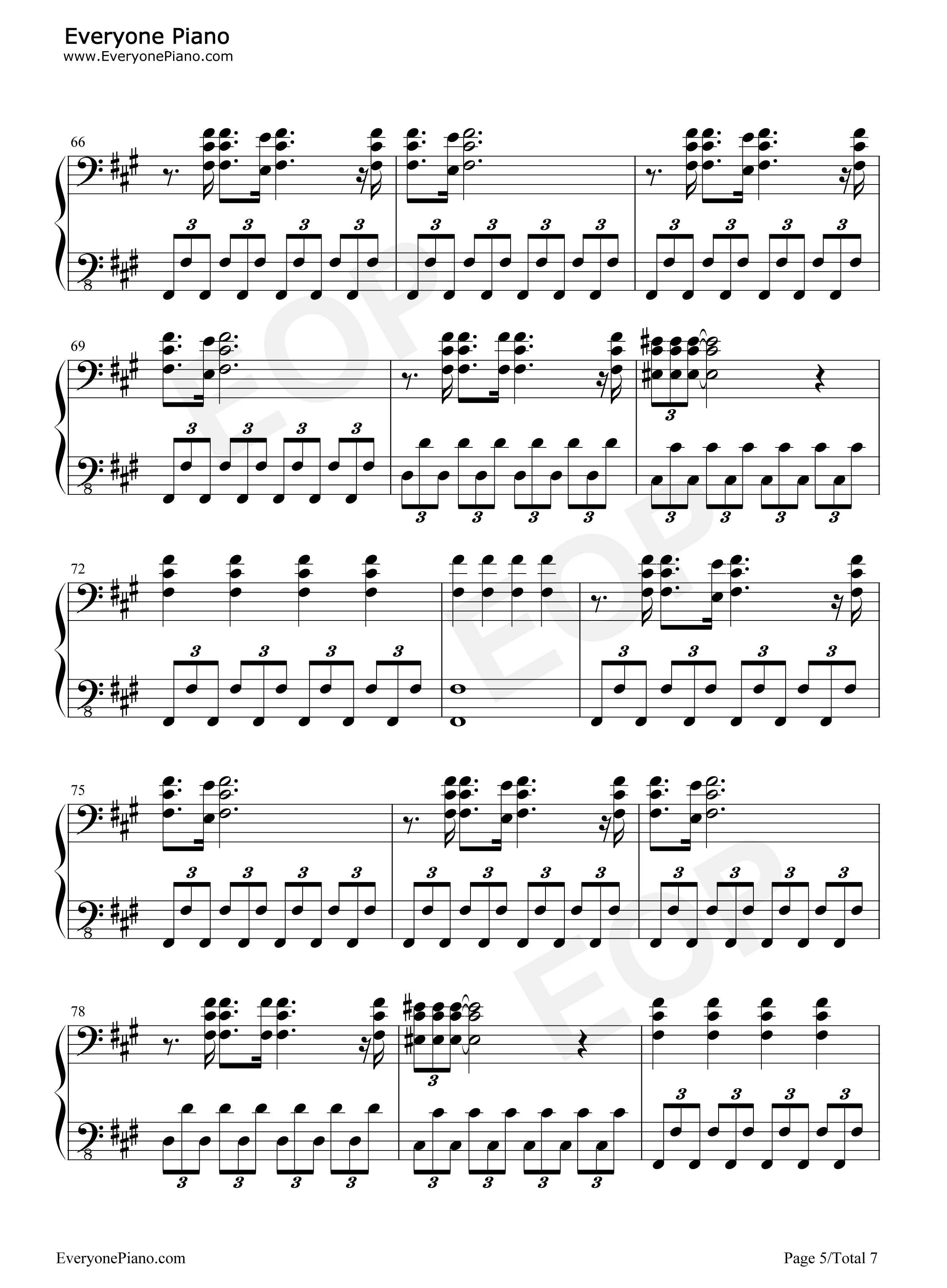 Phobia钢琴谱_Nothing_But_Thieves