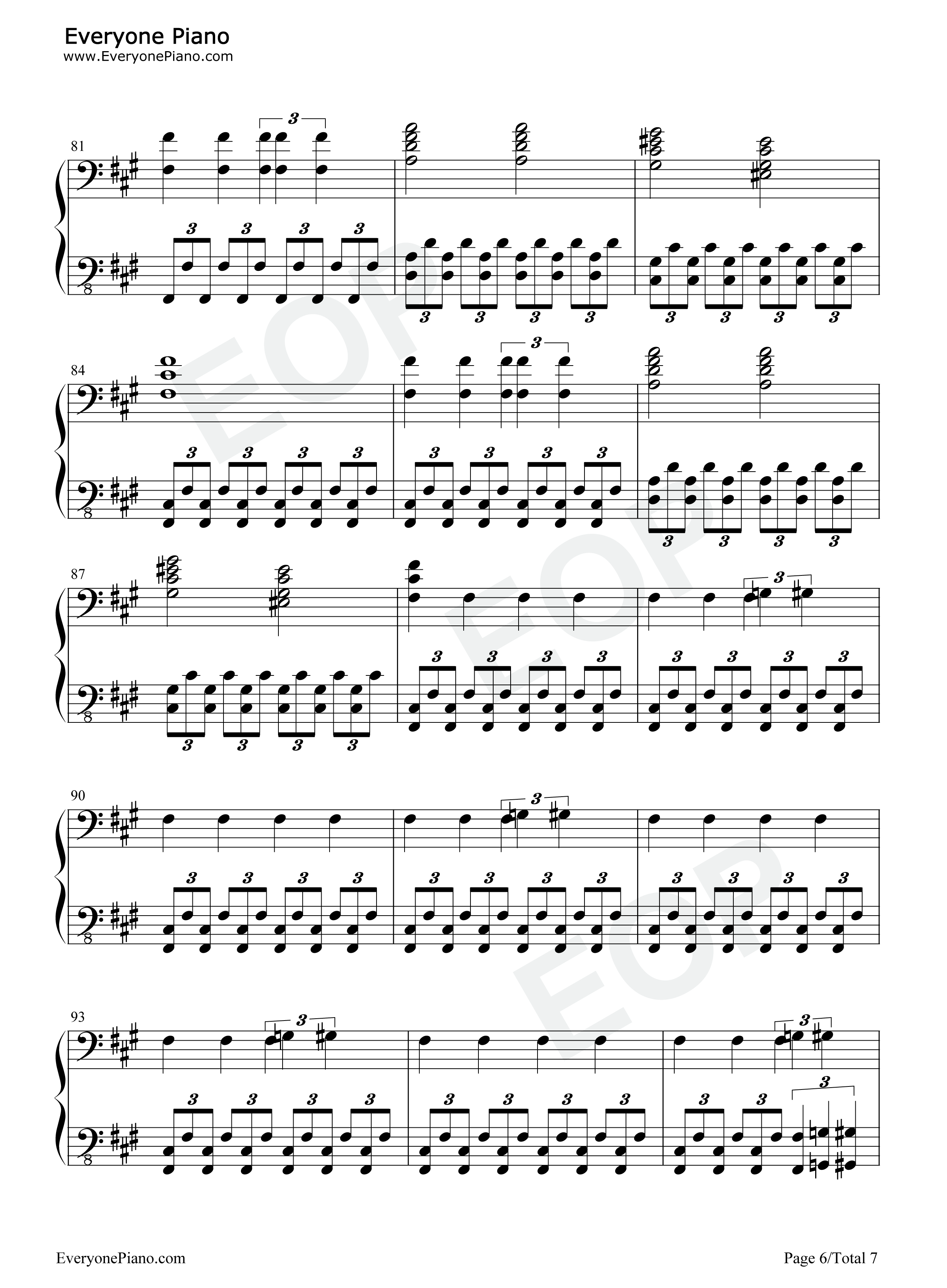 Phobia钢琴谱_Nothing_But_Thieves