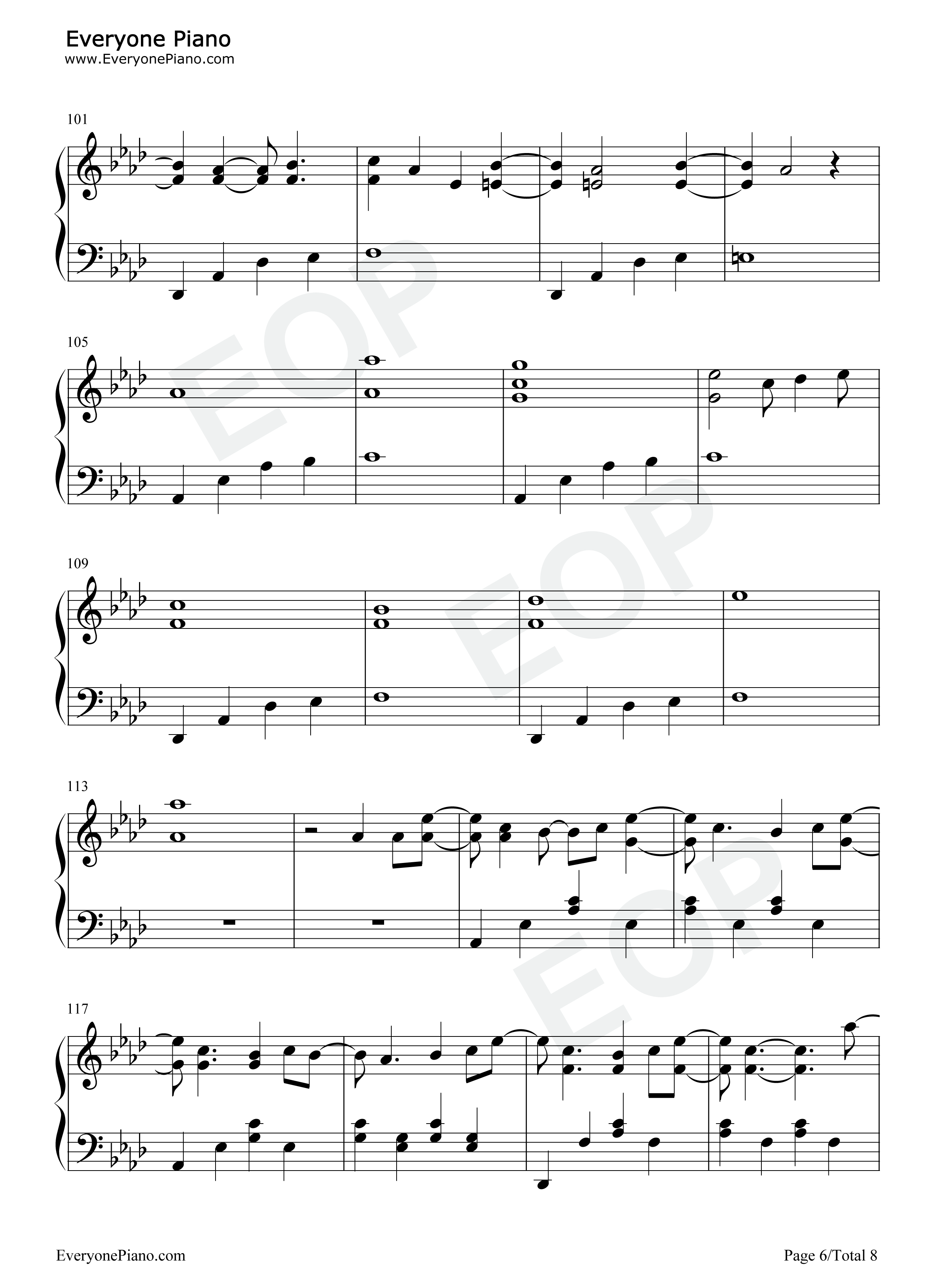 Life_Goes_On钢琴谱_防弹少年团