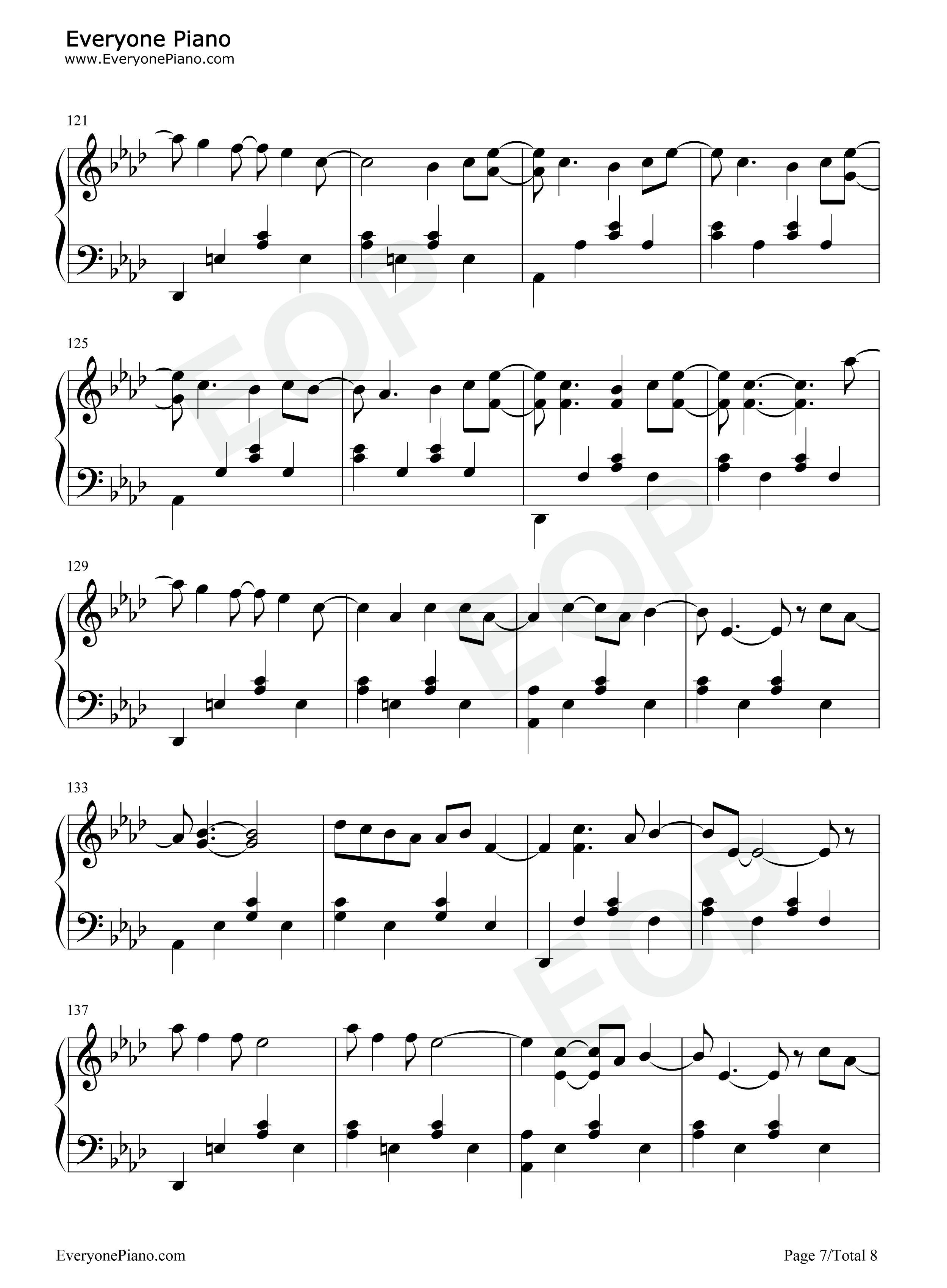 Life_Goes_On钢琴谱_防弹少年团