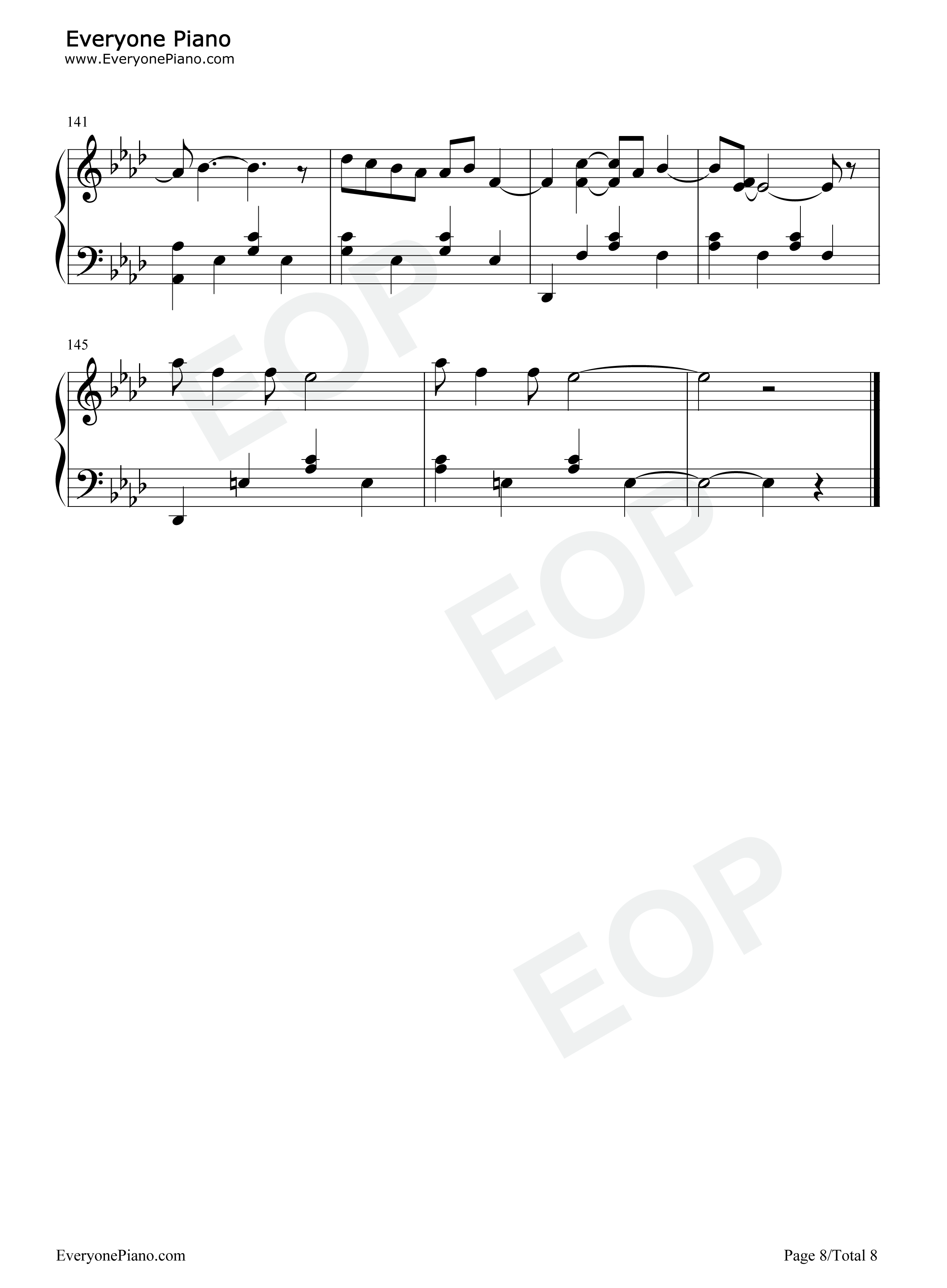 Life_Goes_On钢琴谱_防弹少年团