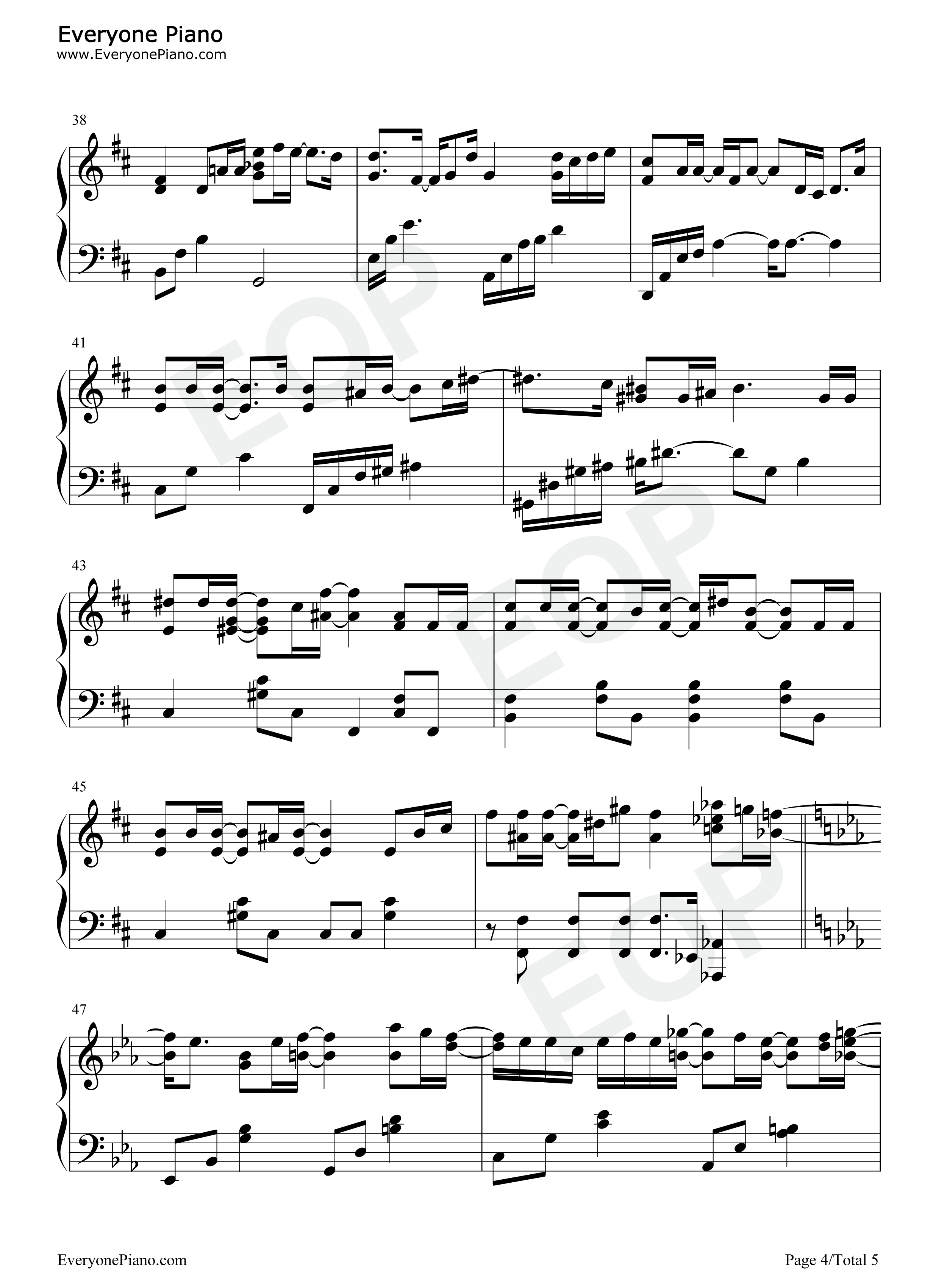 I_Just_Want_To_Stay_With_You钢琴谱_Zion.T