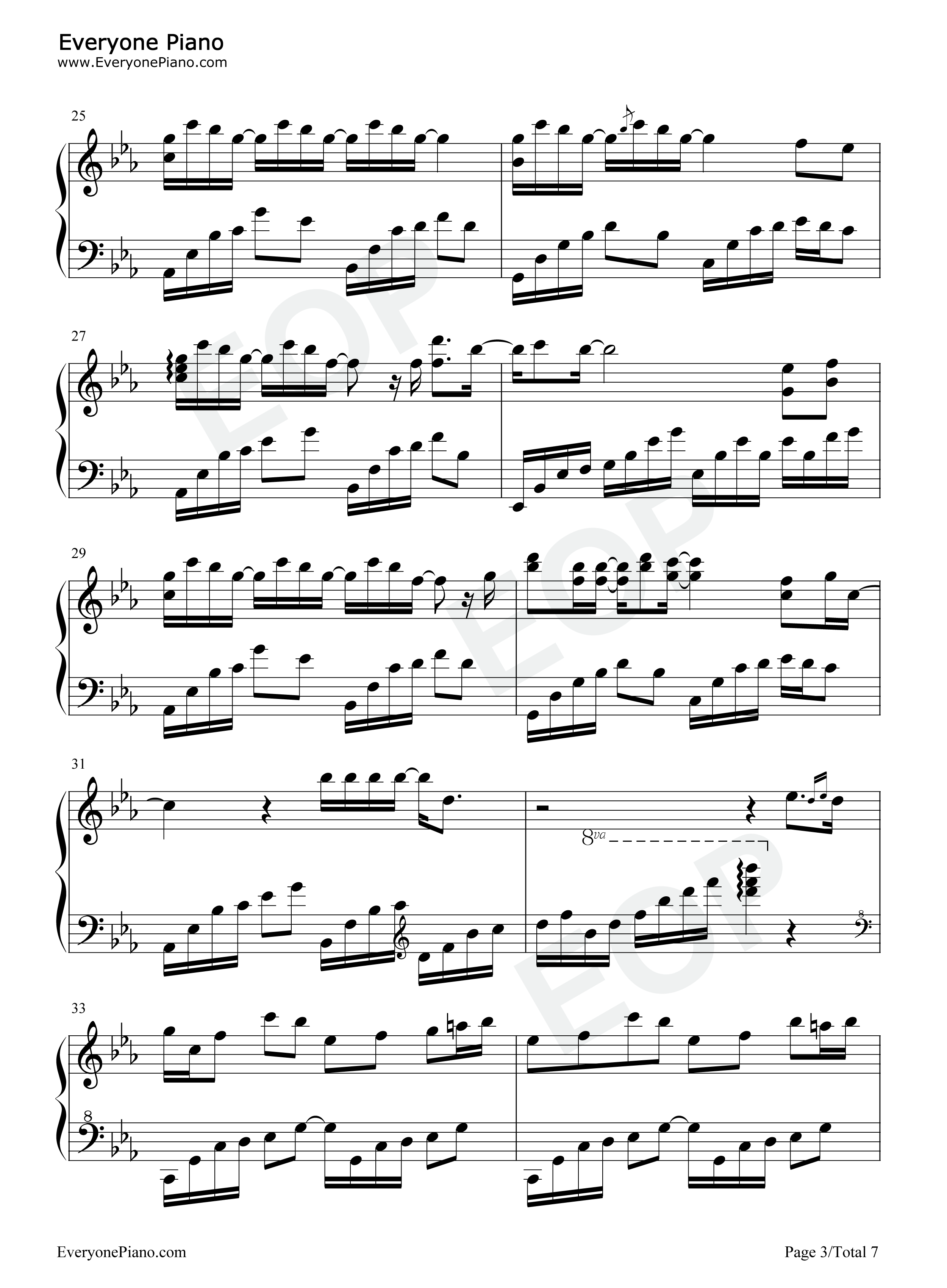 云与海钢琴谱_阿YueYue