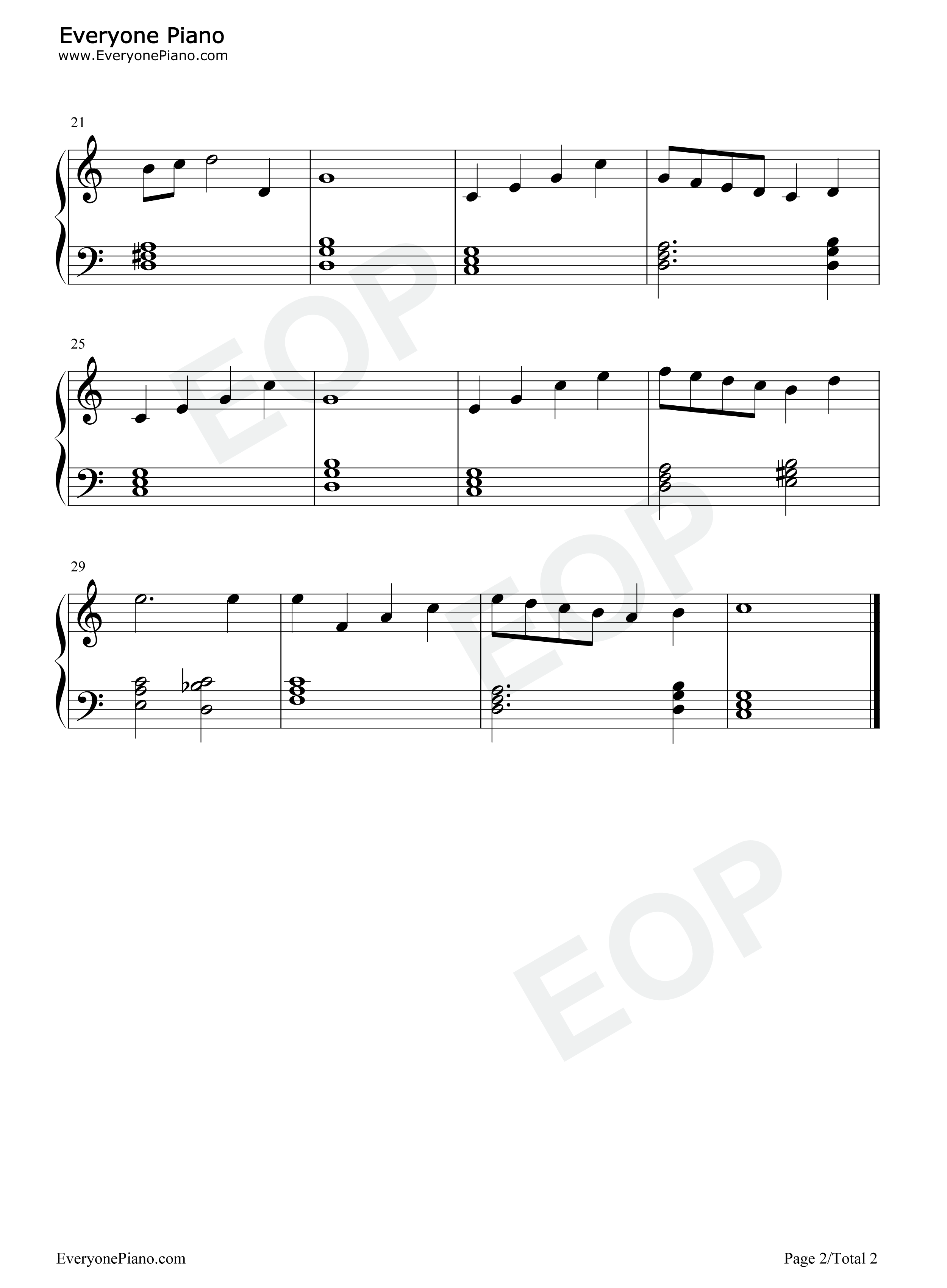 Have_Yourself_a_Merry_Little_Christmas钢琴谱_Judy_Garland