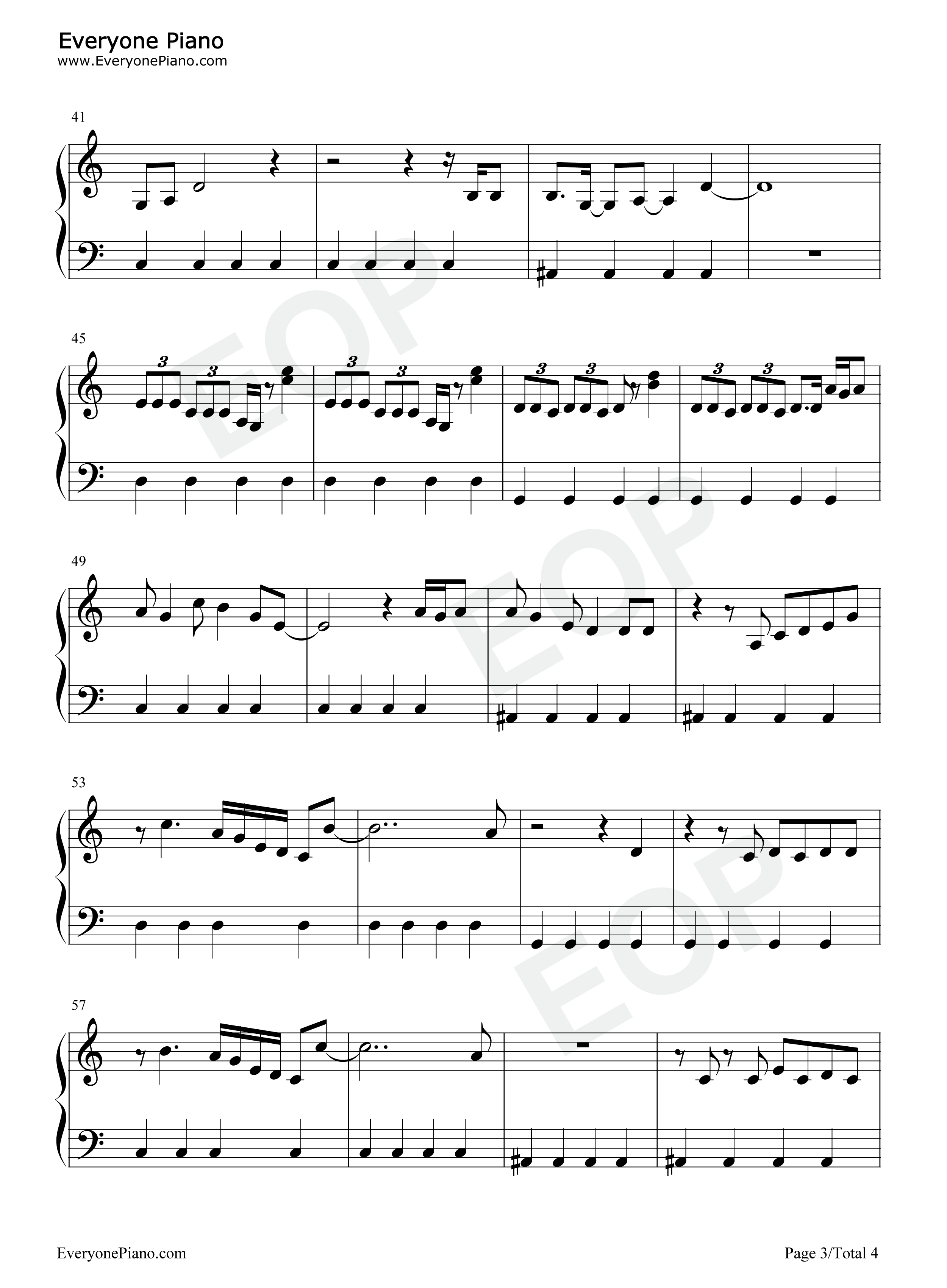 Shut_Up钢琴谱_Ariana_Grande