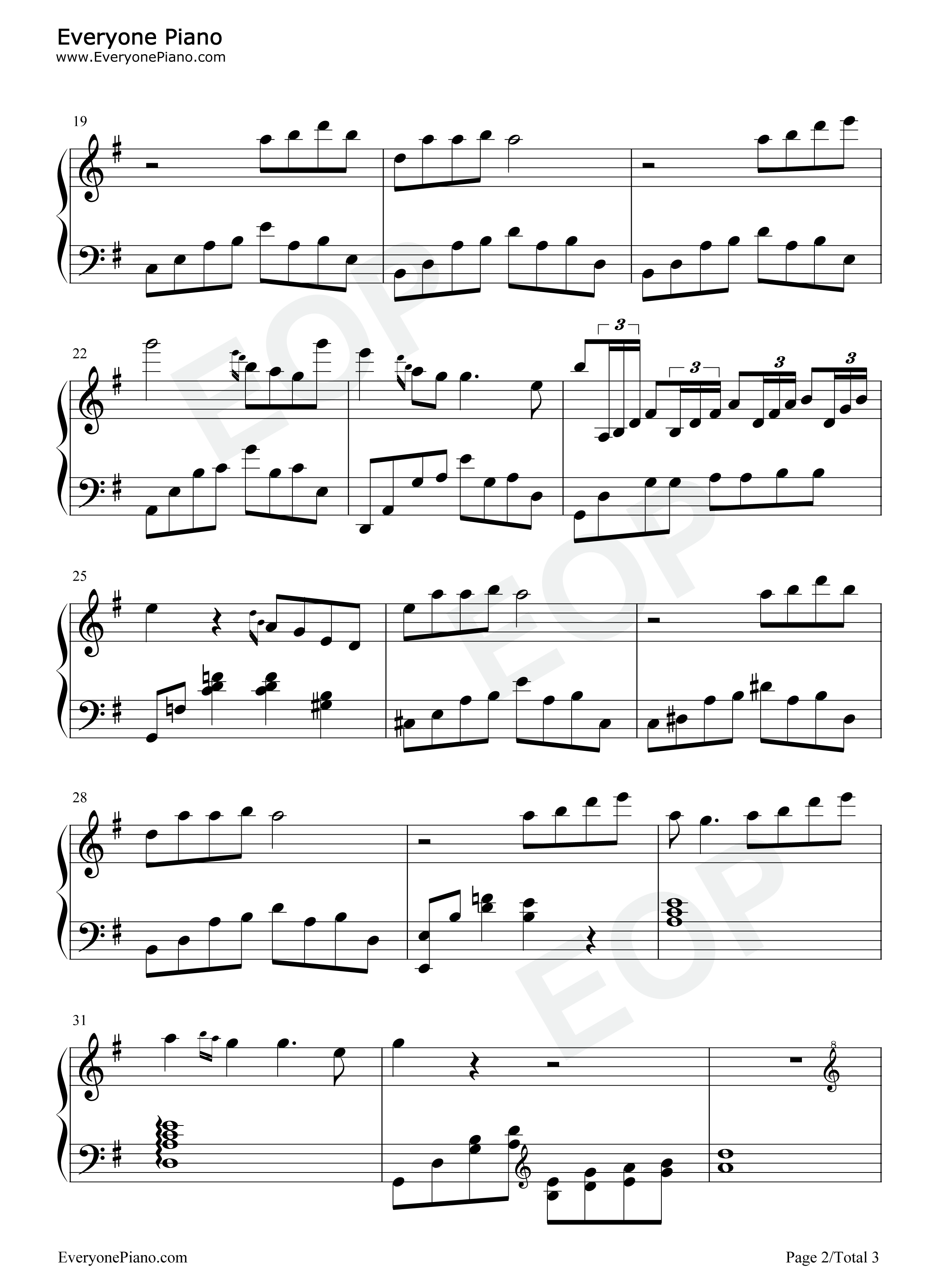 The_Fading_Stories钢琴谱_陈致逸