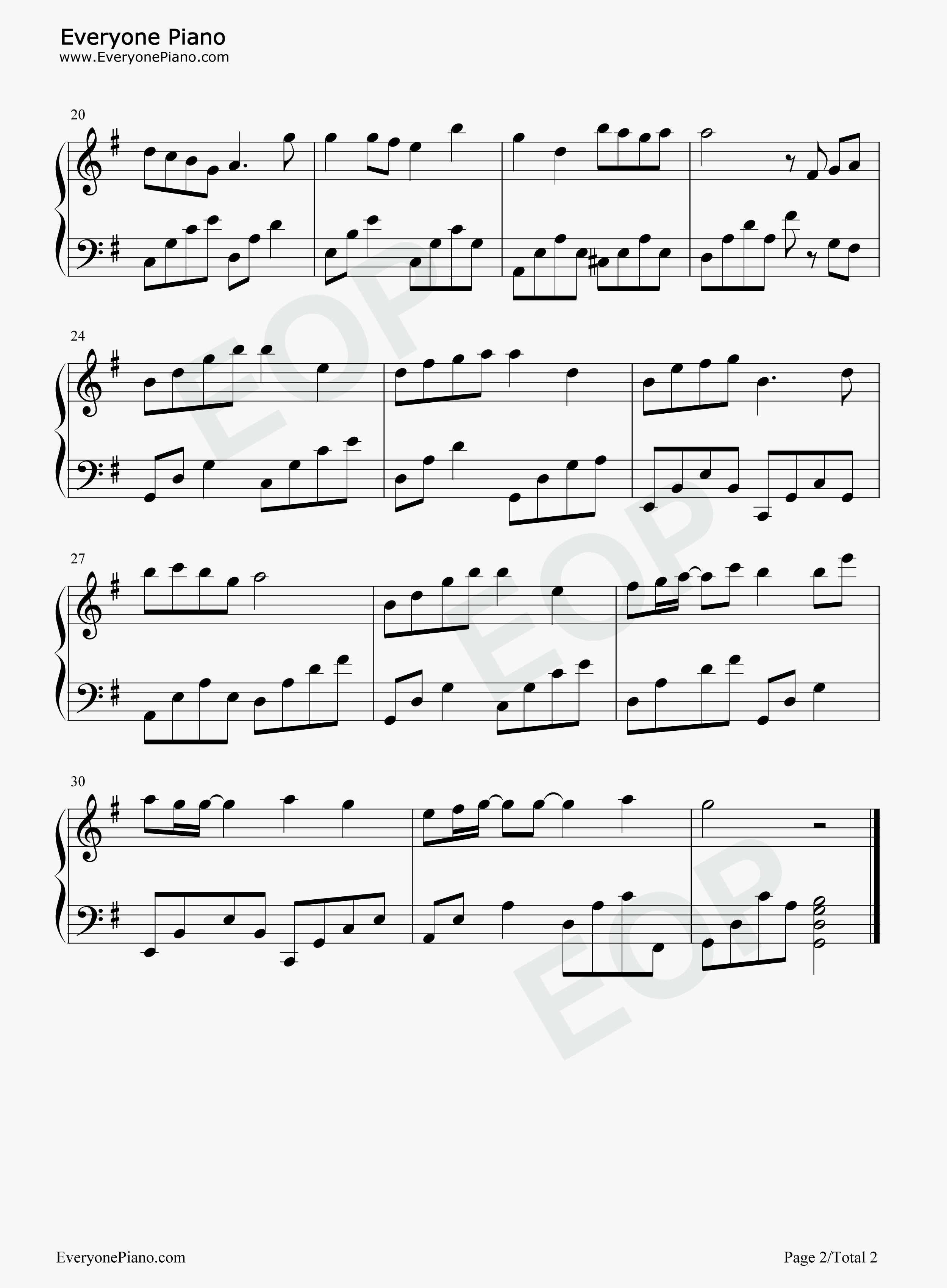 回不去的从前钢琴谱_周延英