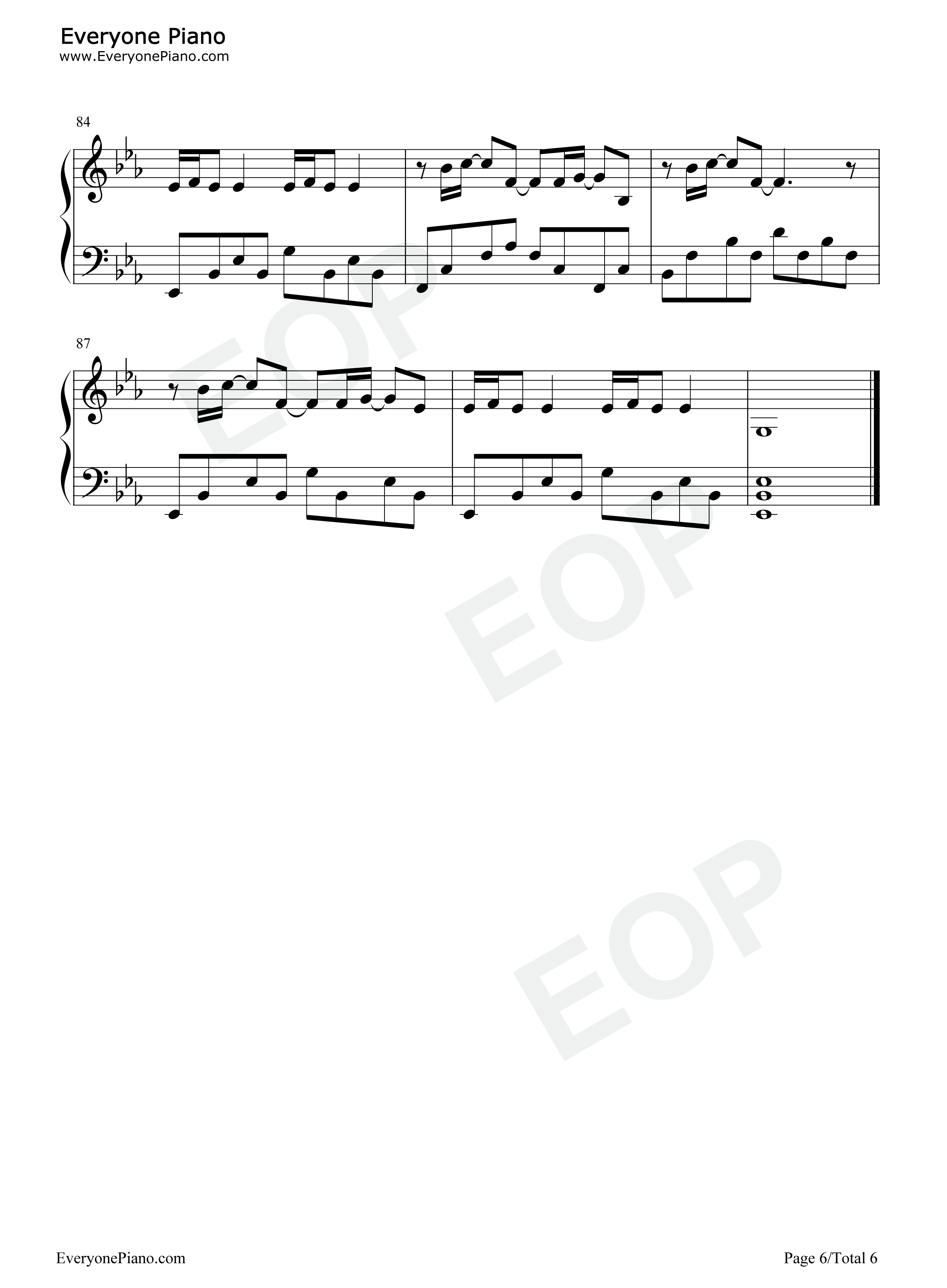 Telepathy钢琴谱_防弹少年团