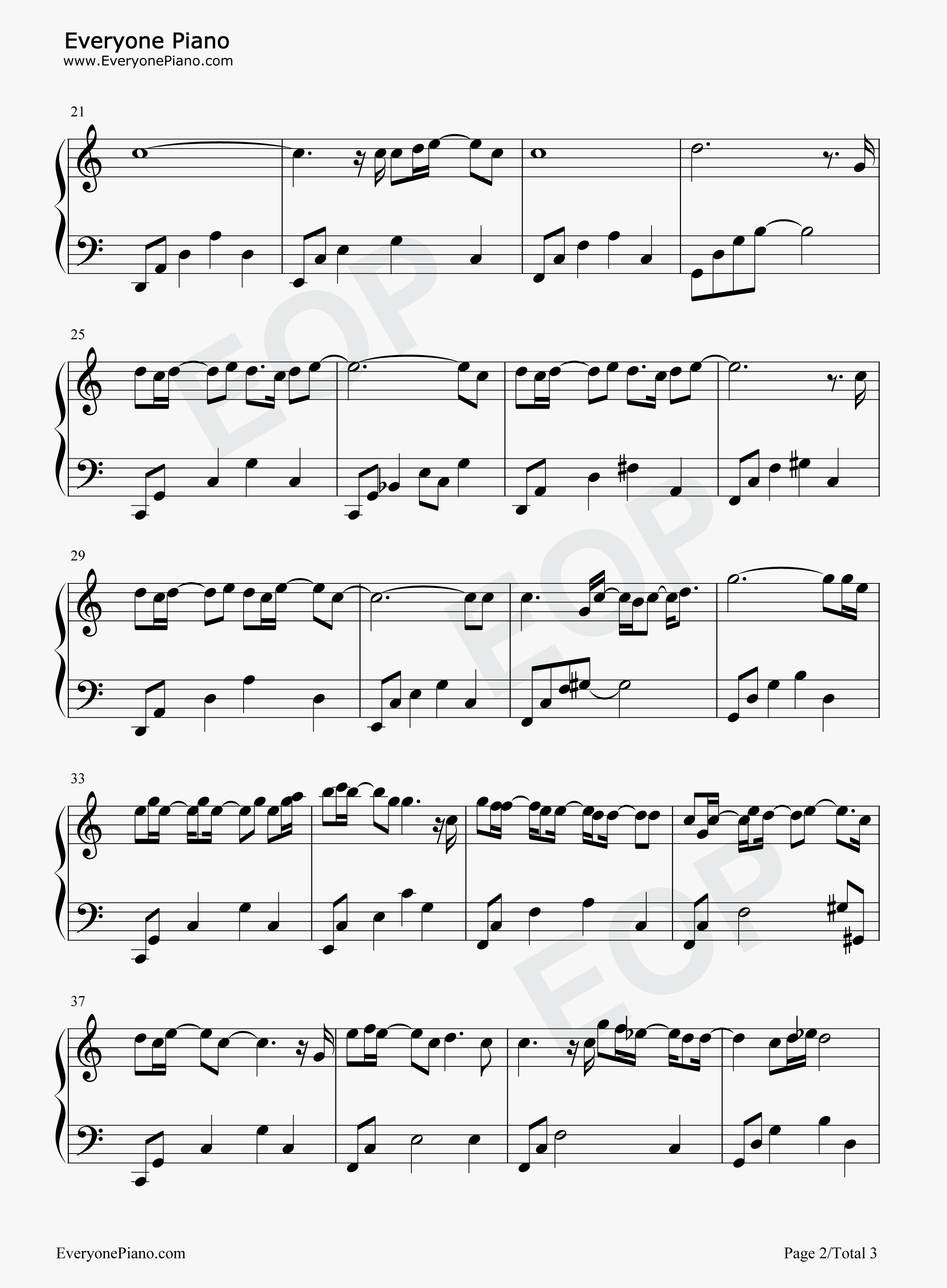 看不见的光钢琴谱_赵贝尔