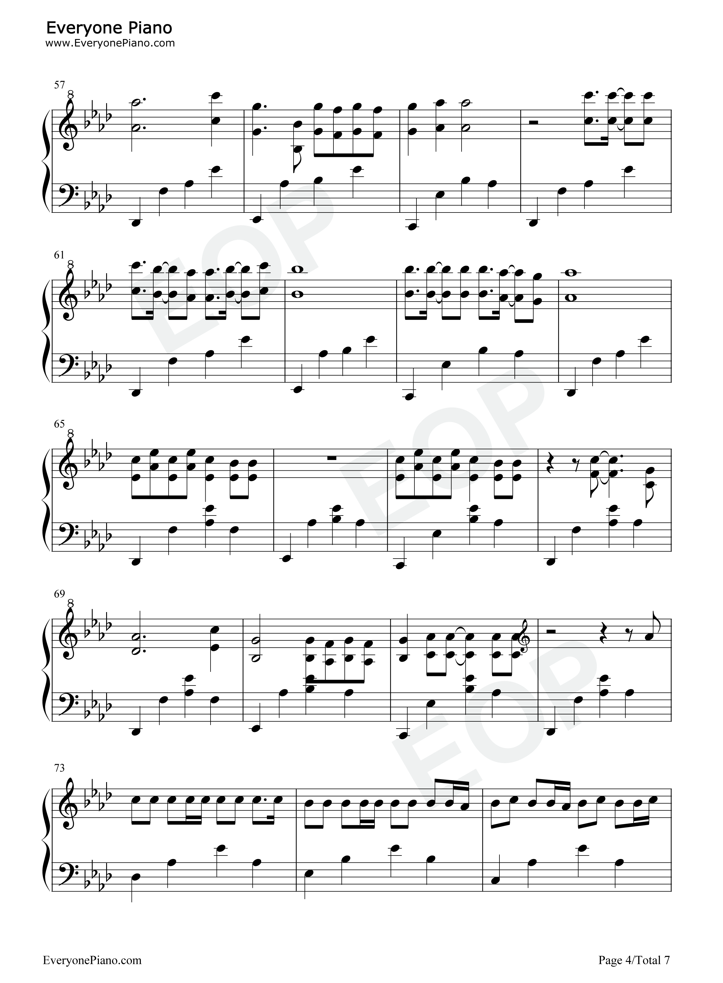 Blue_Grey钢琴谱_防弹少年团