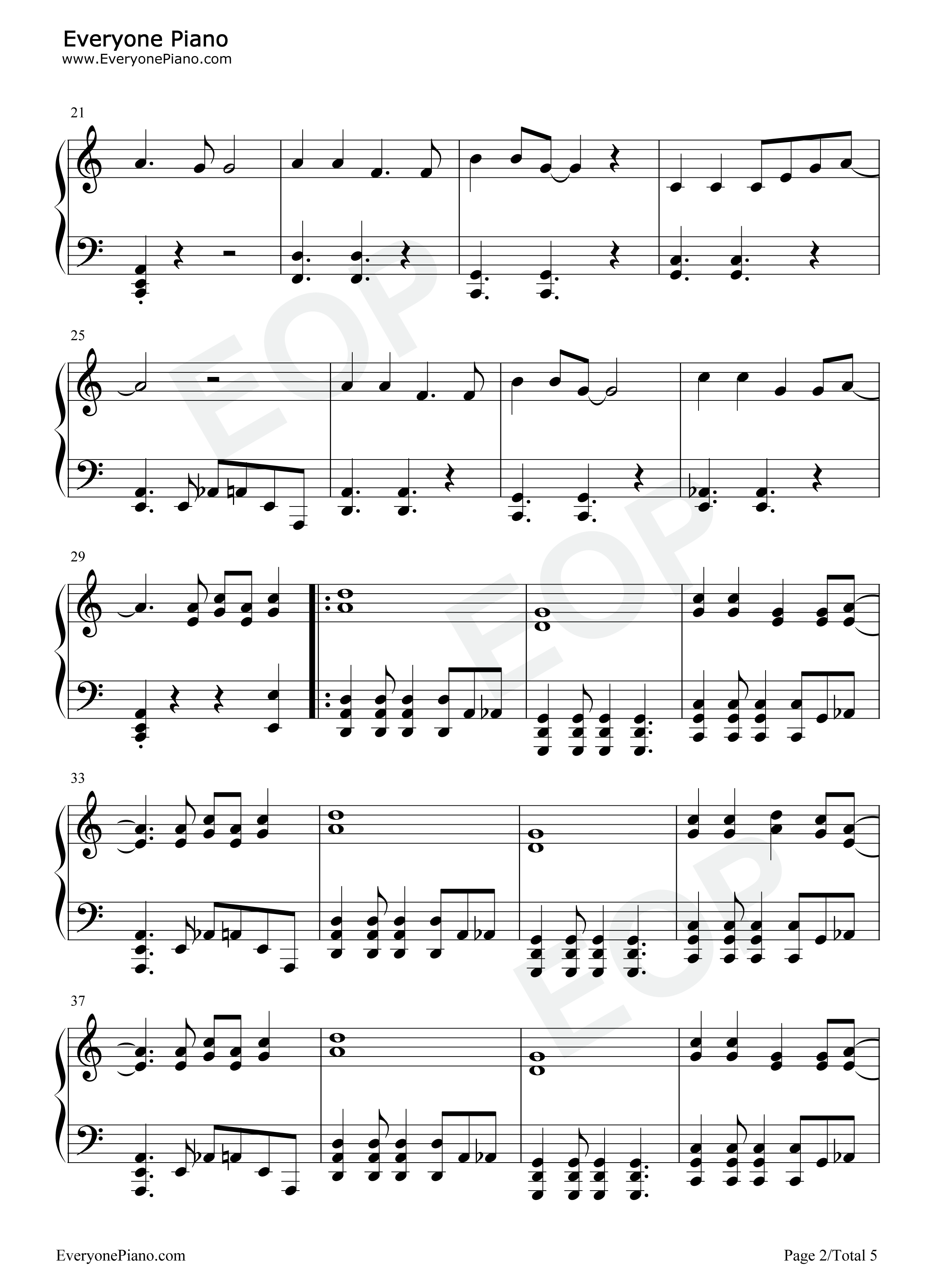 万圣街钢琴谱_洛天依_乐正绫_墨清弦_言和