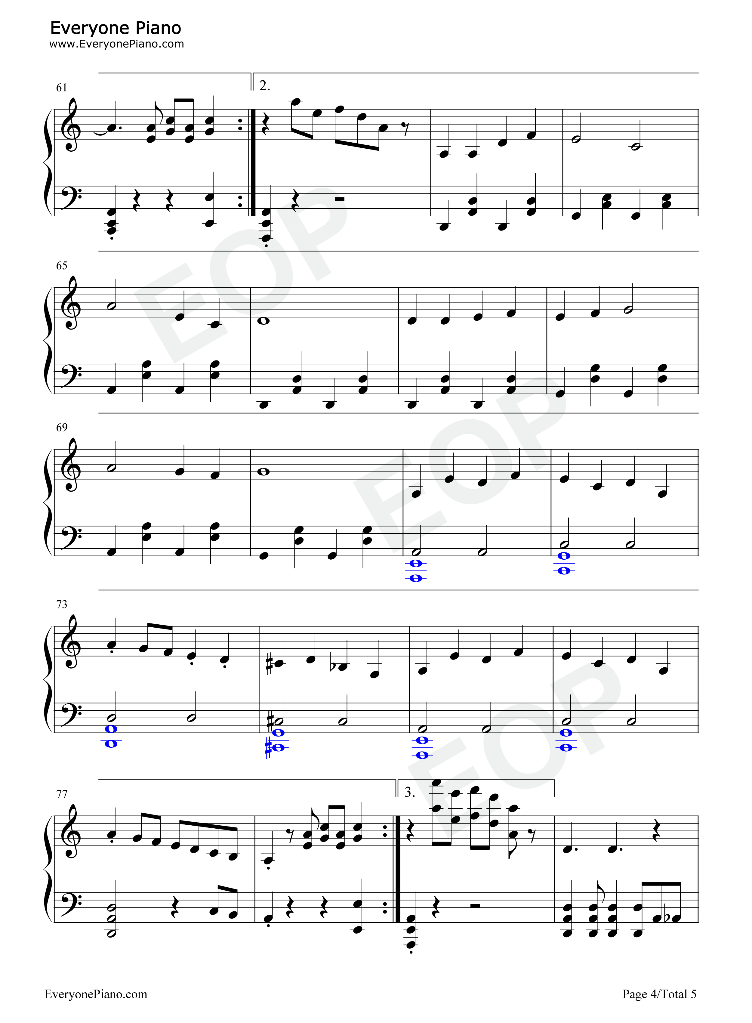 万圣街钢琴谱_洛天依_乐正绫_墨清弦_言和