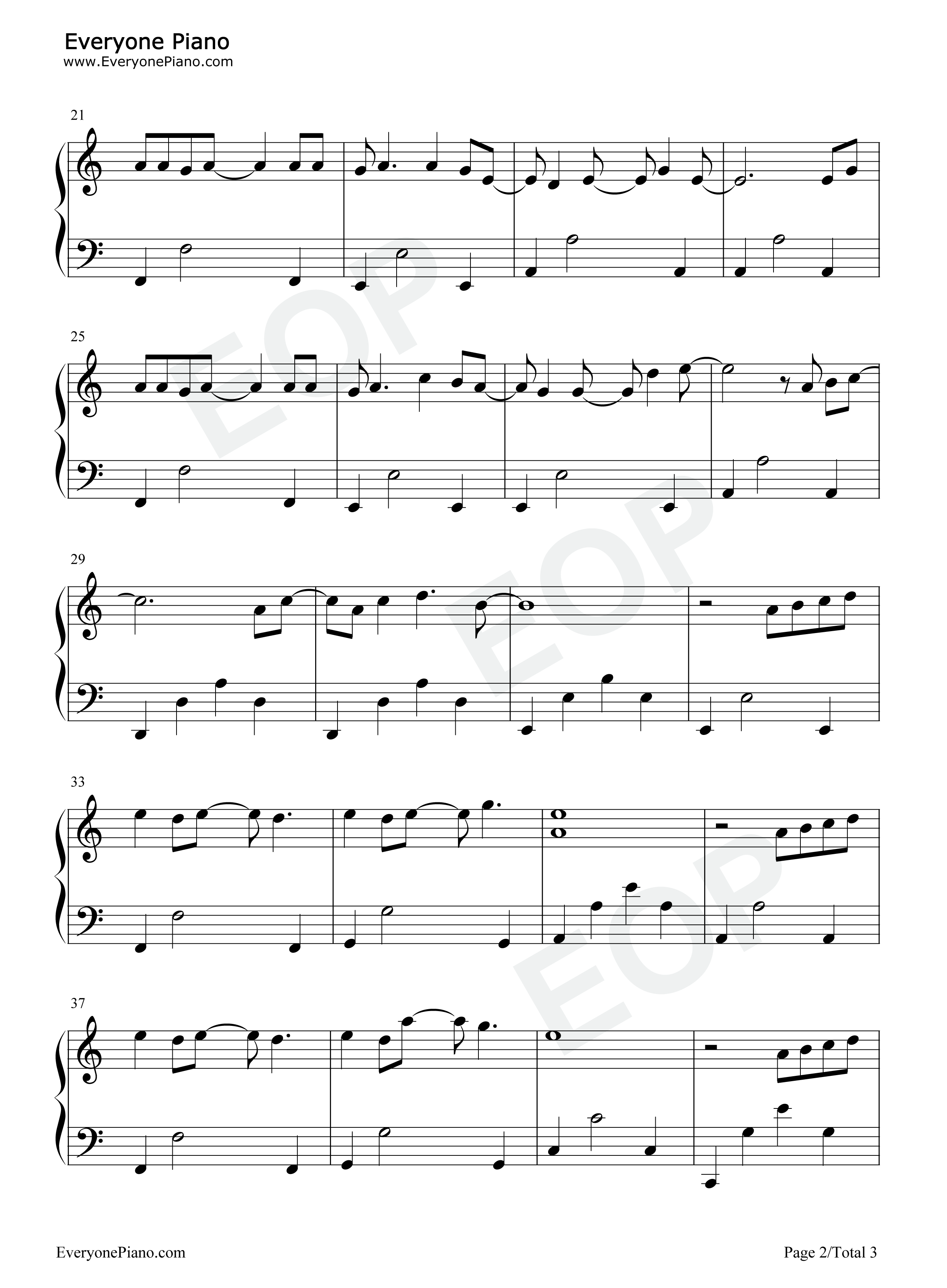 惜花时钢琴谱_离梦lc