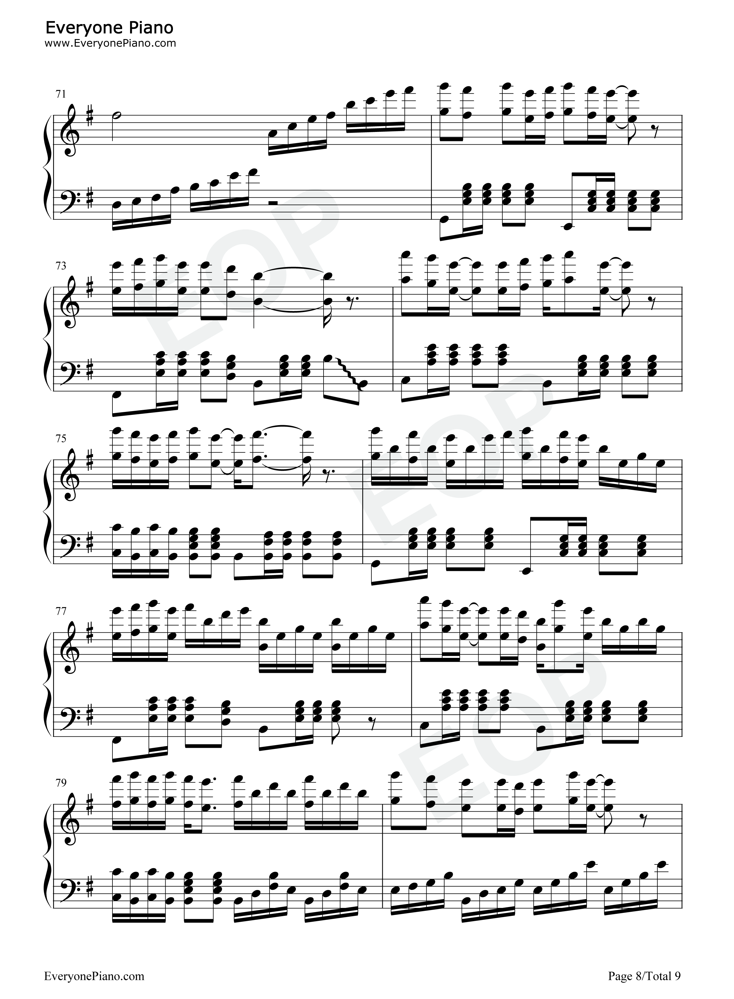 一念众生钢琴谱_GMN_宏宇