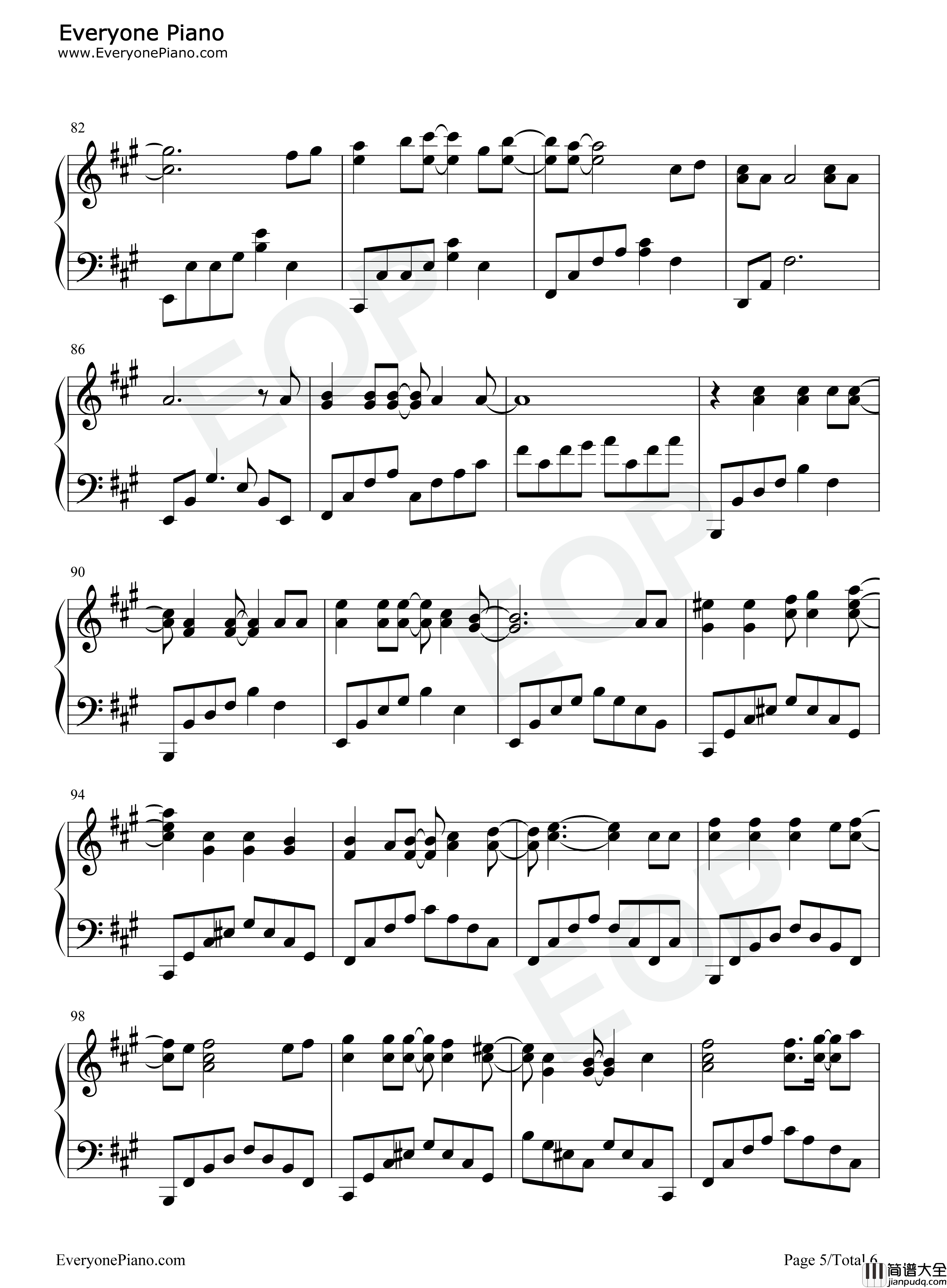 千灯愿钢琴谱_弦森