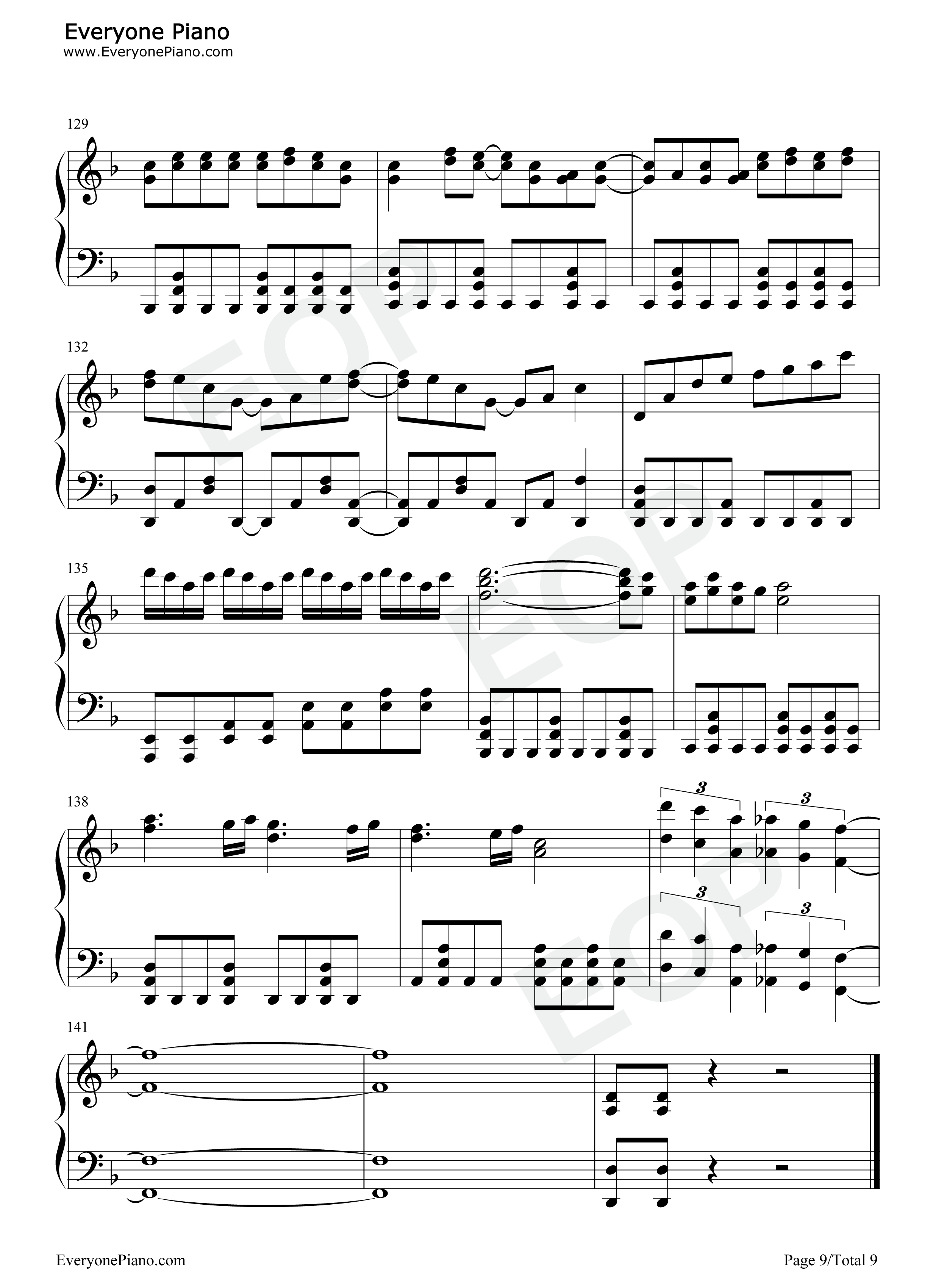 剪刀刺客钢琴谱_大主宰乐团