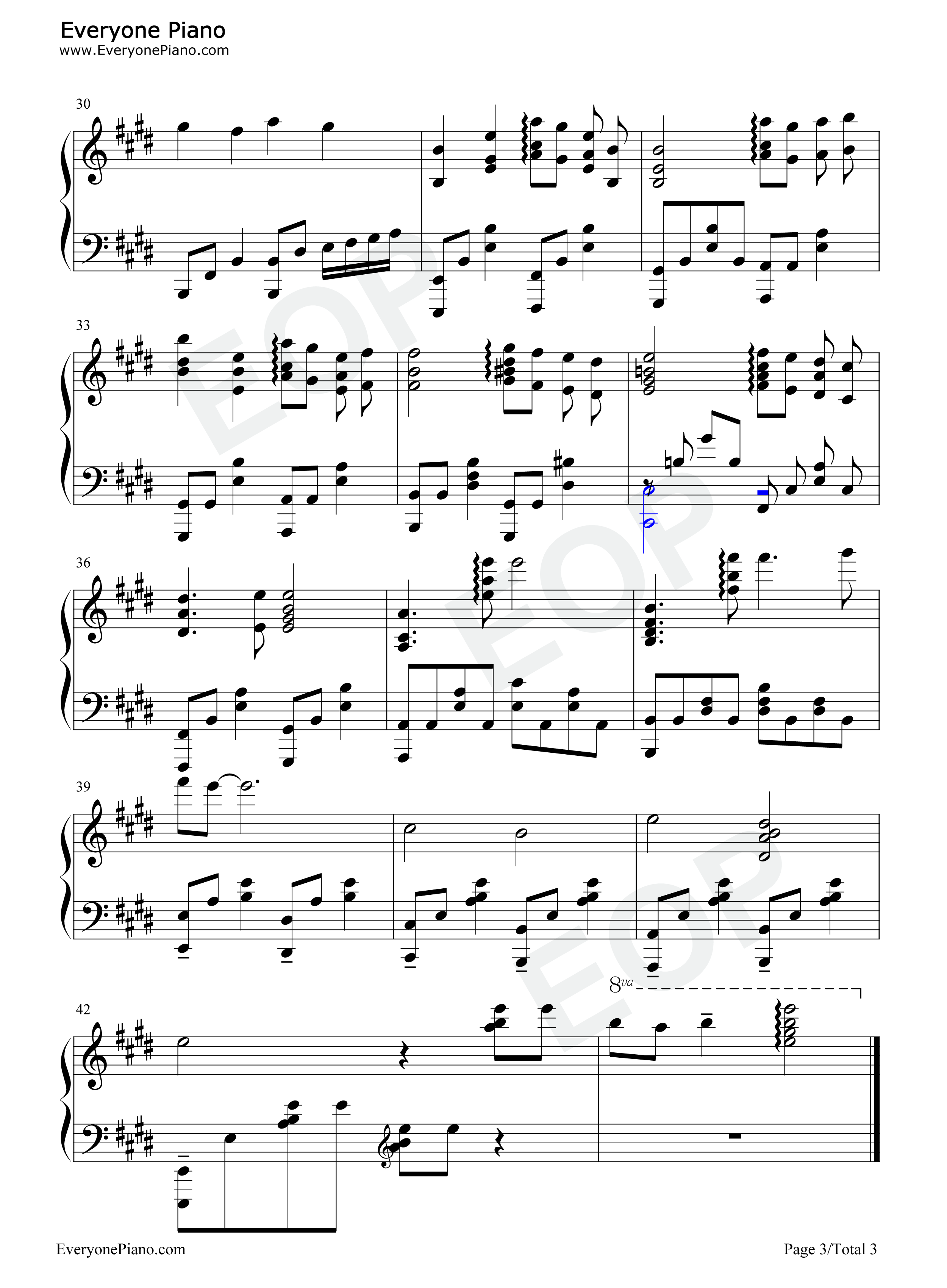 月に浮かぶ物语钢琴谱_YURiKA