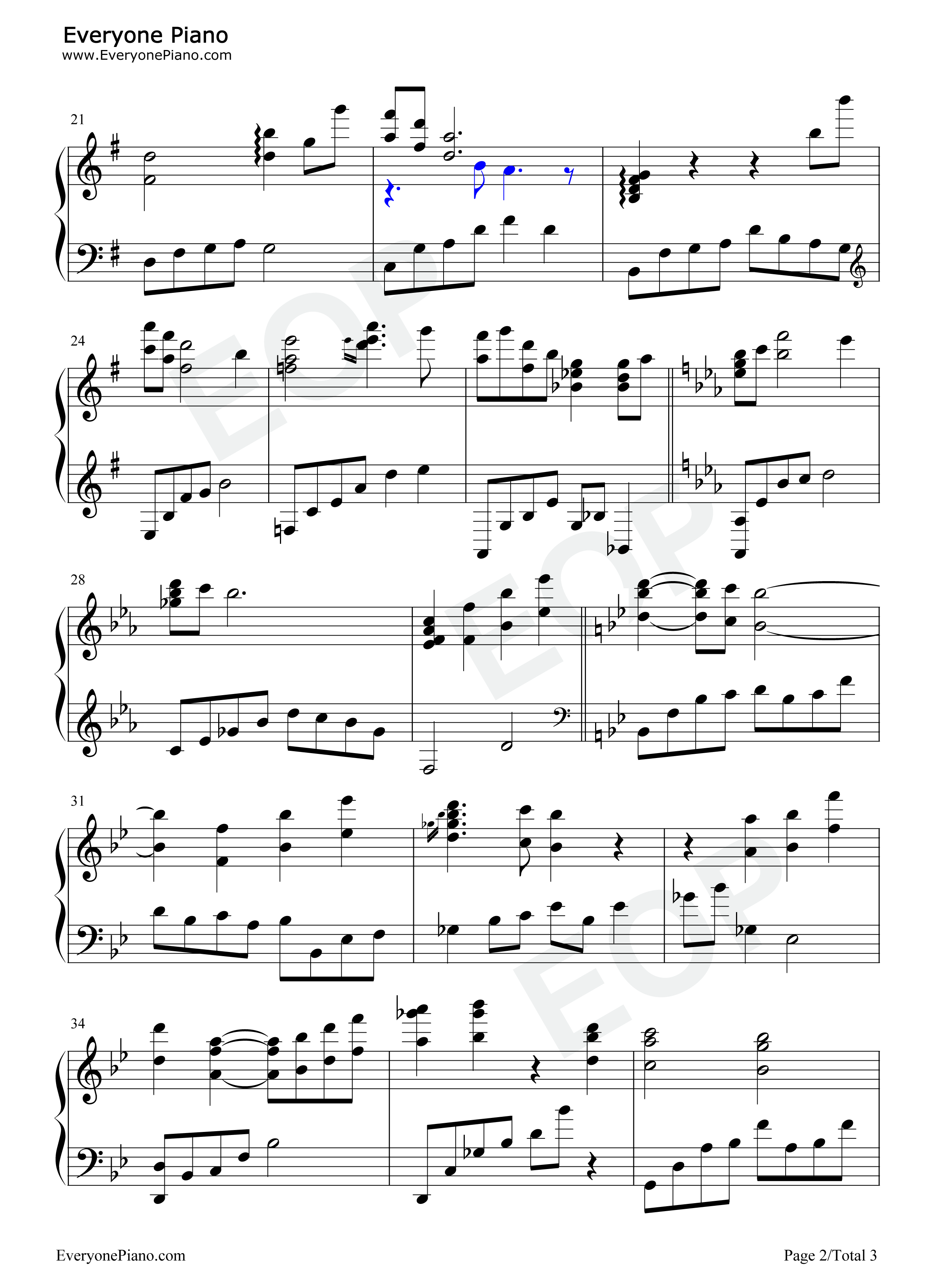 Moonlight钢琴谱_窪田ミナ