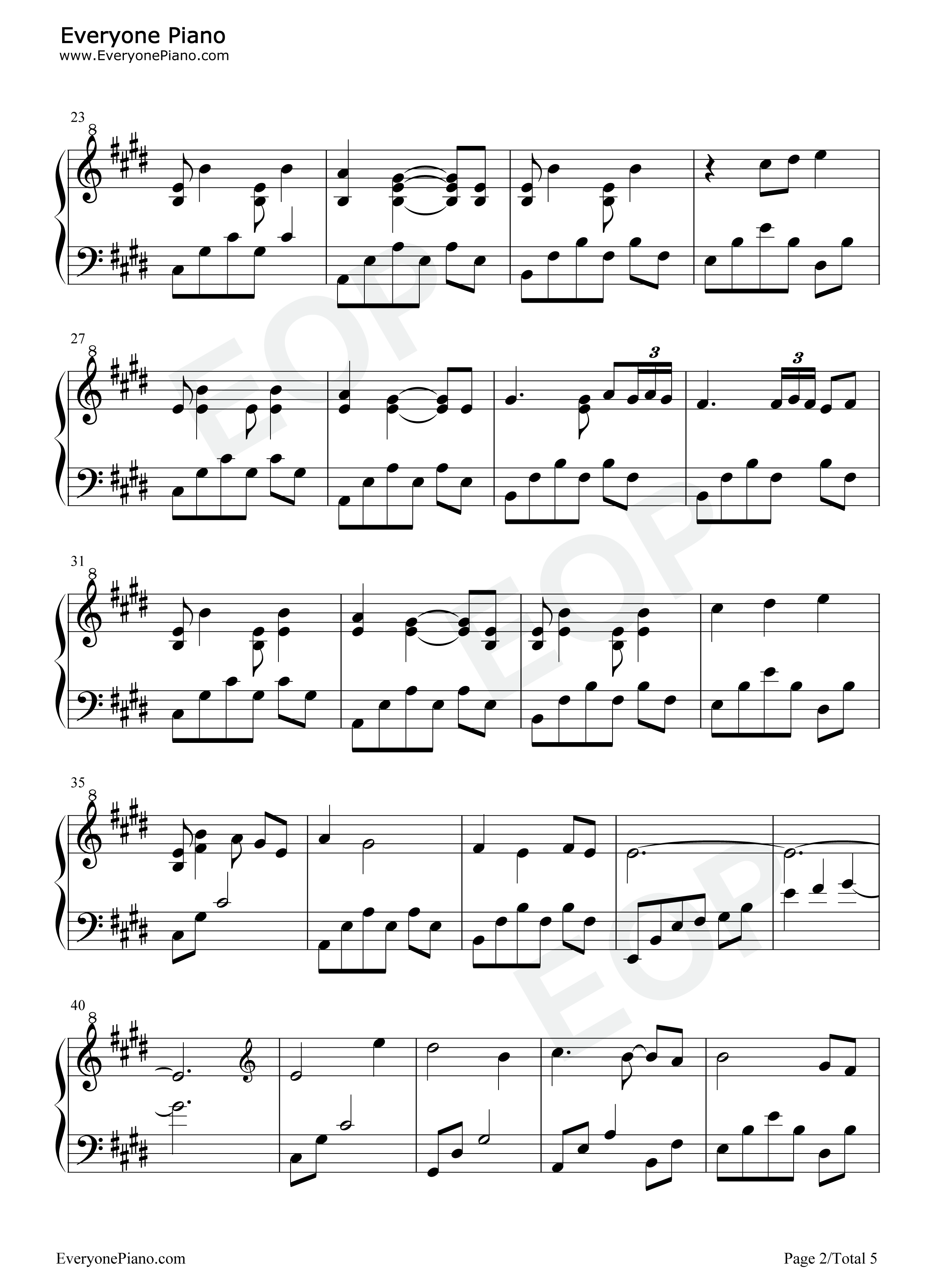 Bilibili入站歌钢琴谱_飞剑