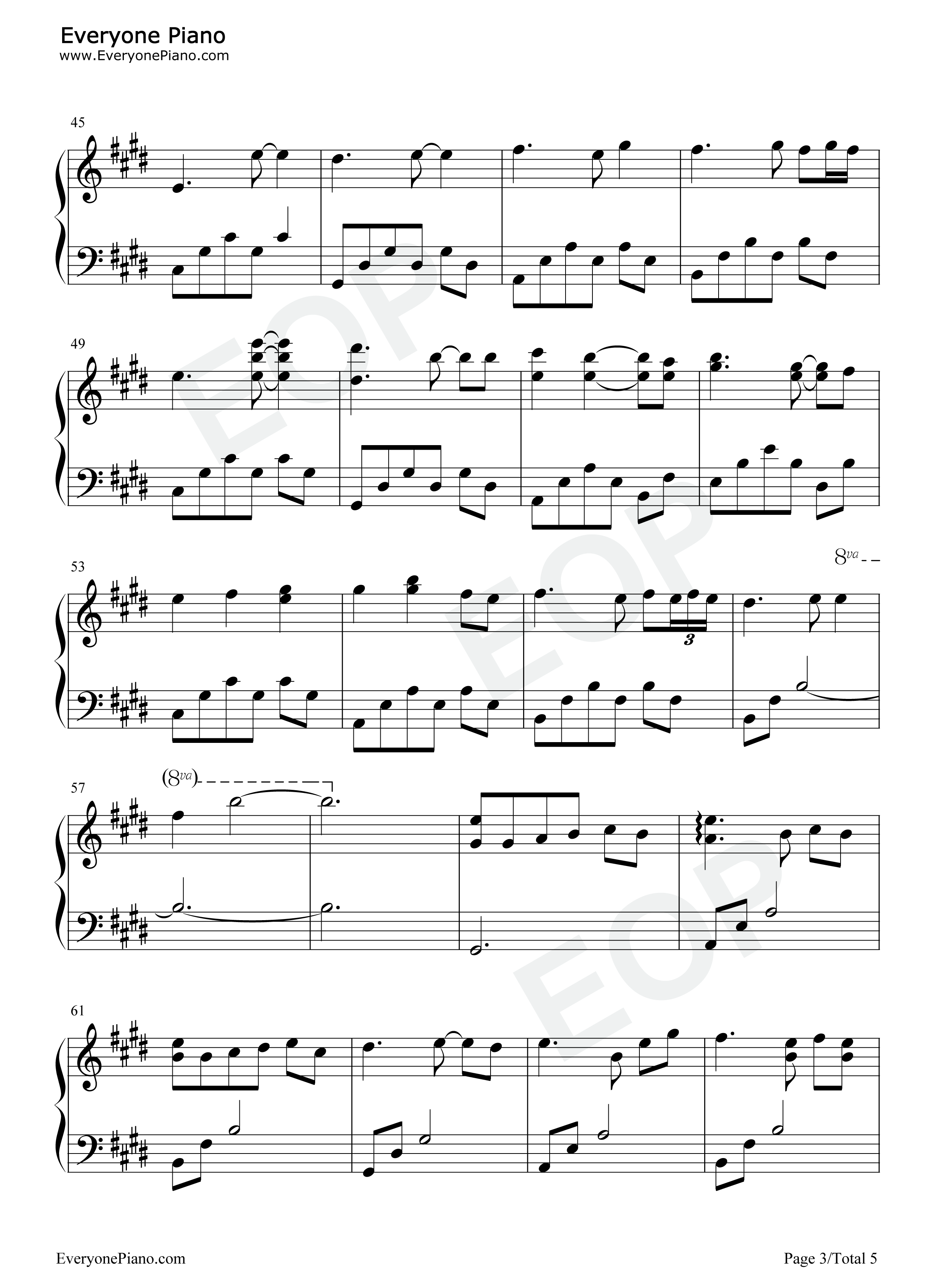 Bilibili入站歌钢琴谱_飞剑