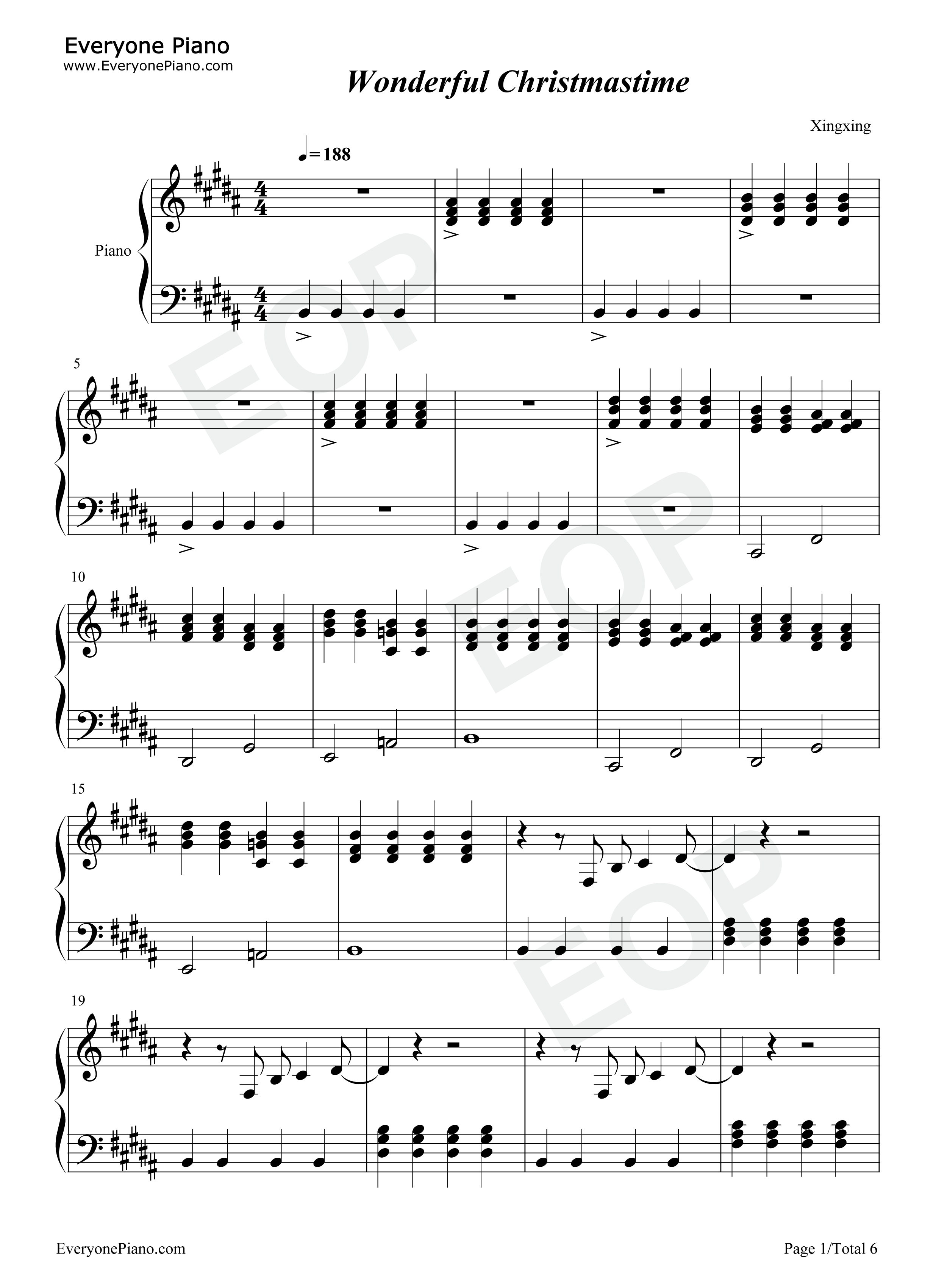 Wonderful_Christmastime钢琴谱_Paul_McCartney