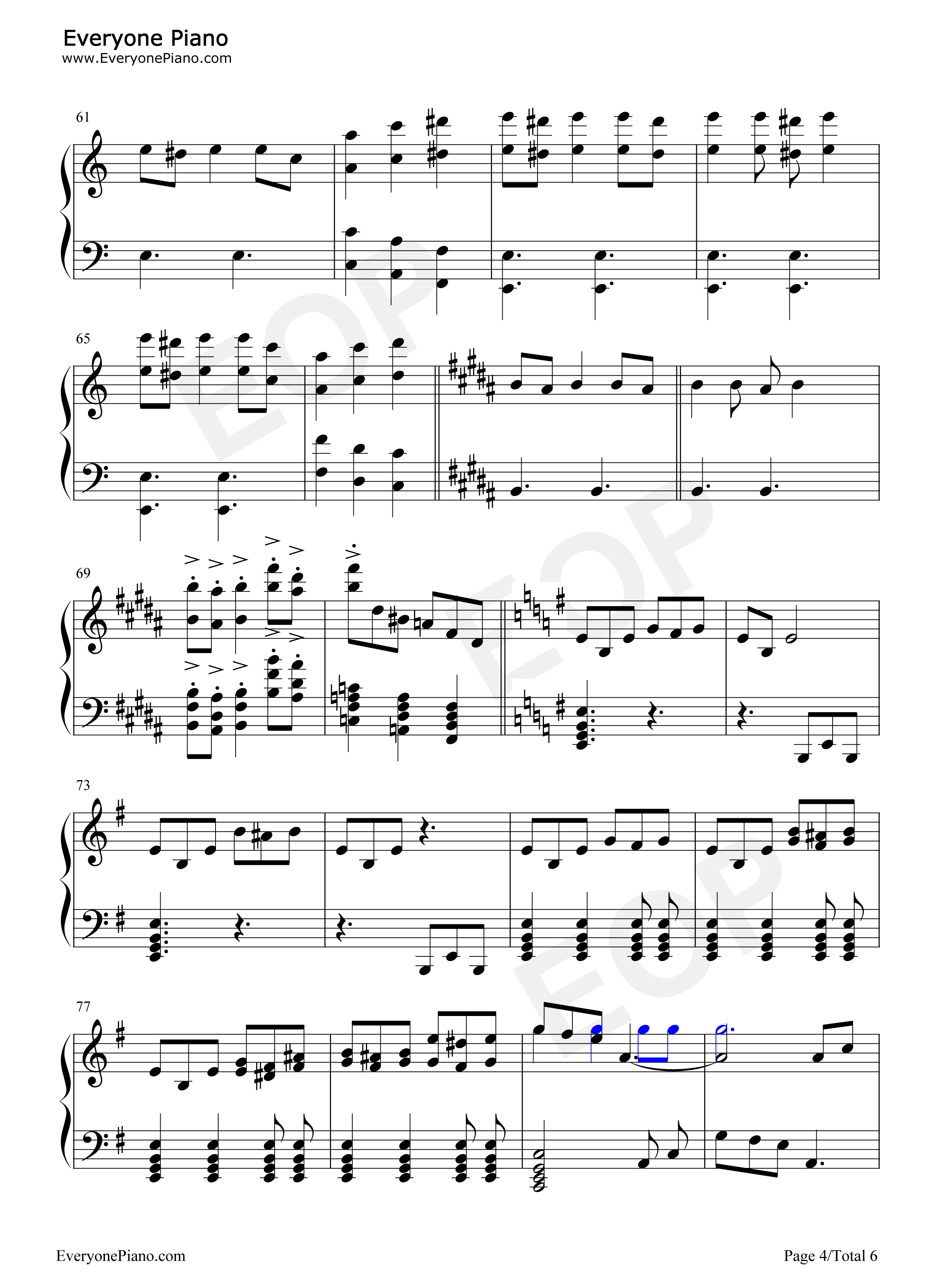 后翼弃兵主题曲钢琴谱_Carlos_Rafael_Rivera