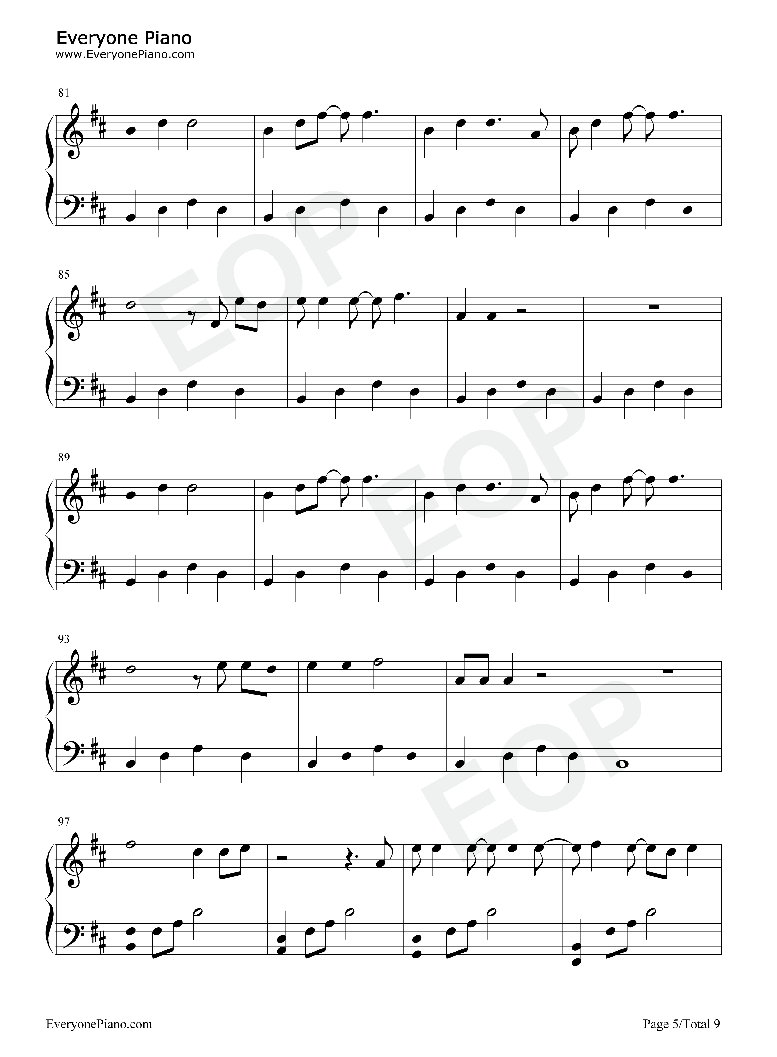 Ivy钢琴谱_Taylor_Swift