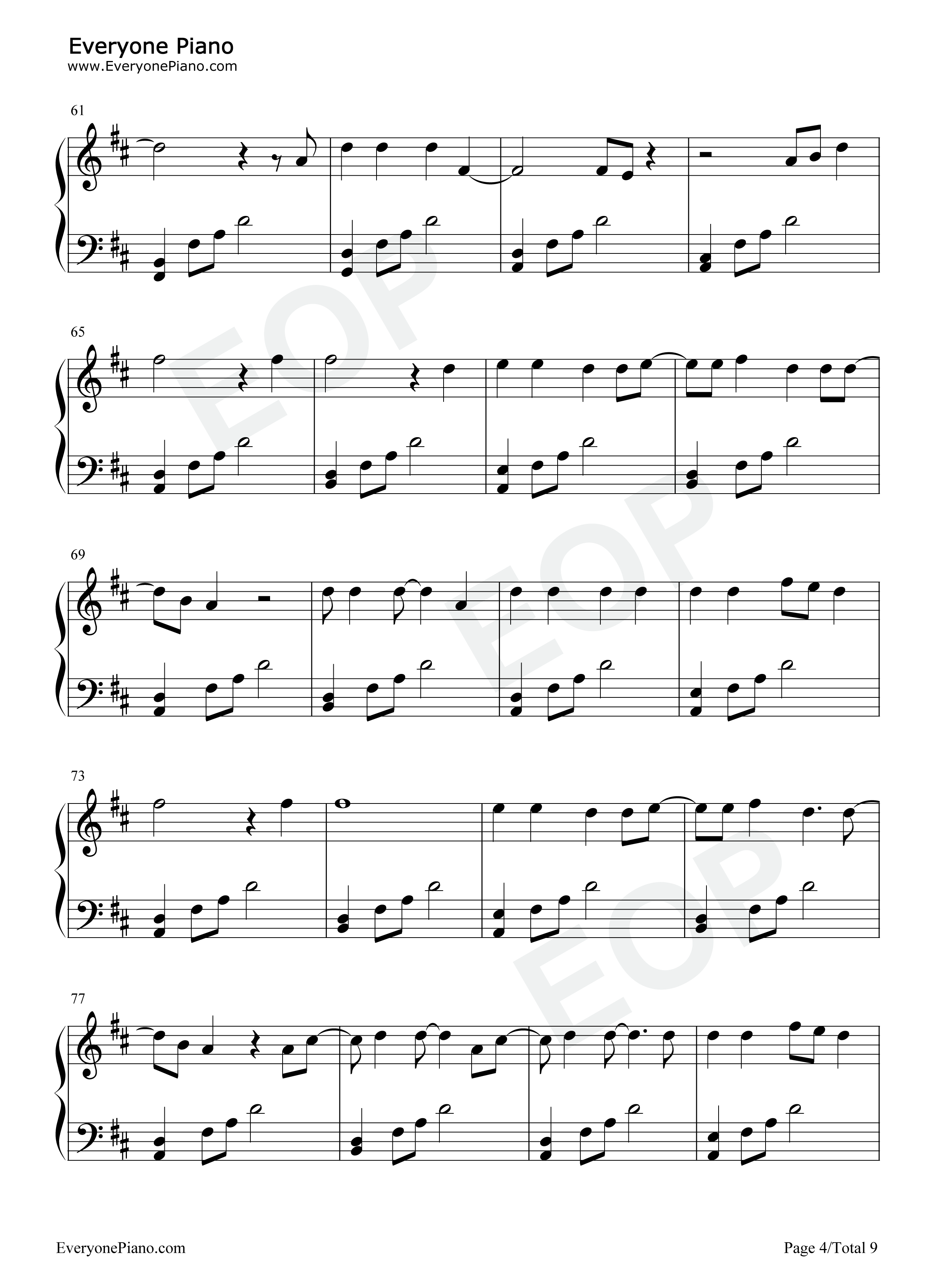 Ivy钢琴谱_Taylor_Swift