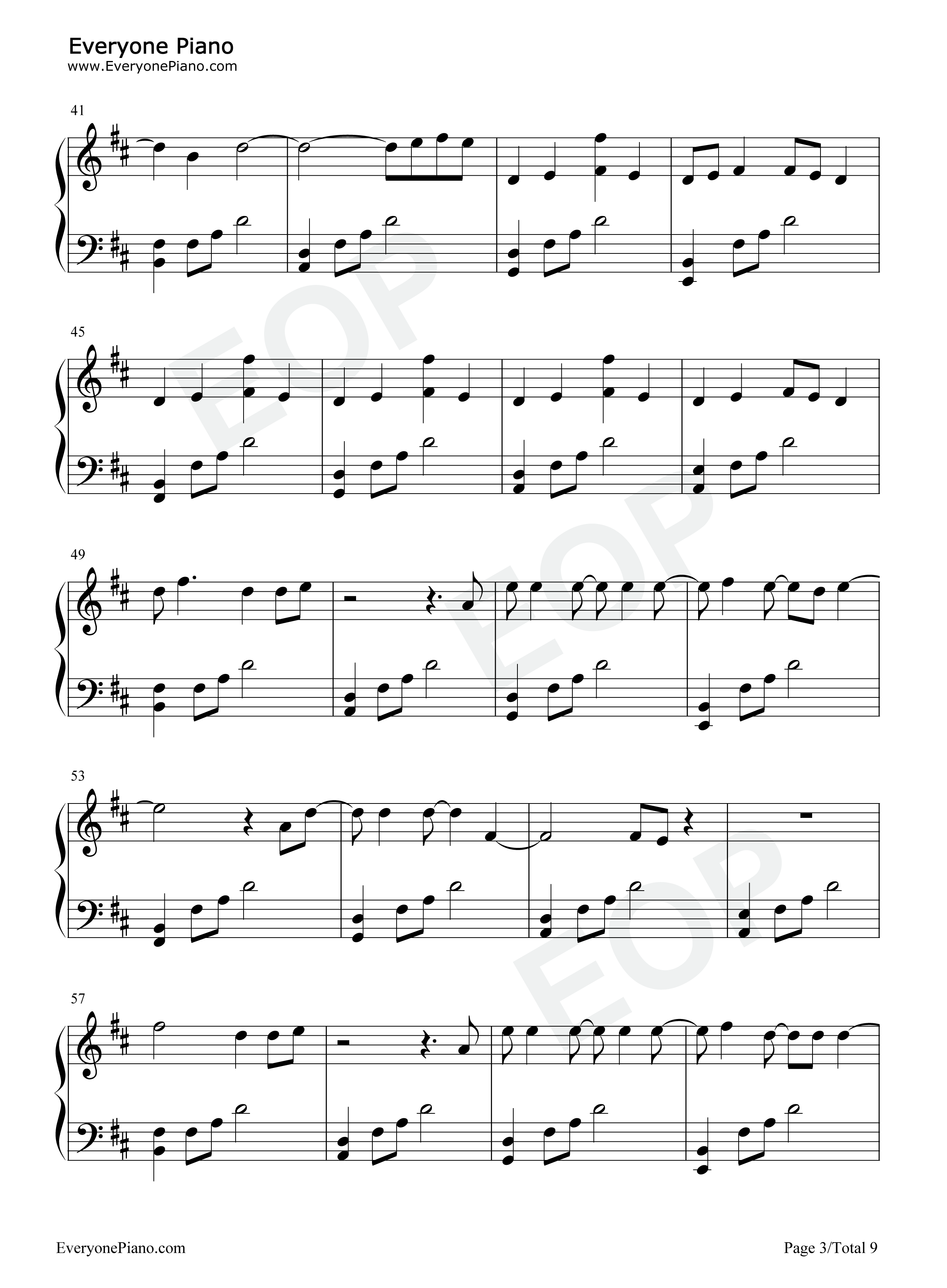 Ivy钢琴谱_Taylor_Swift