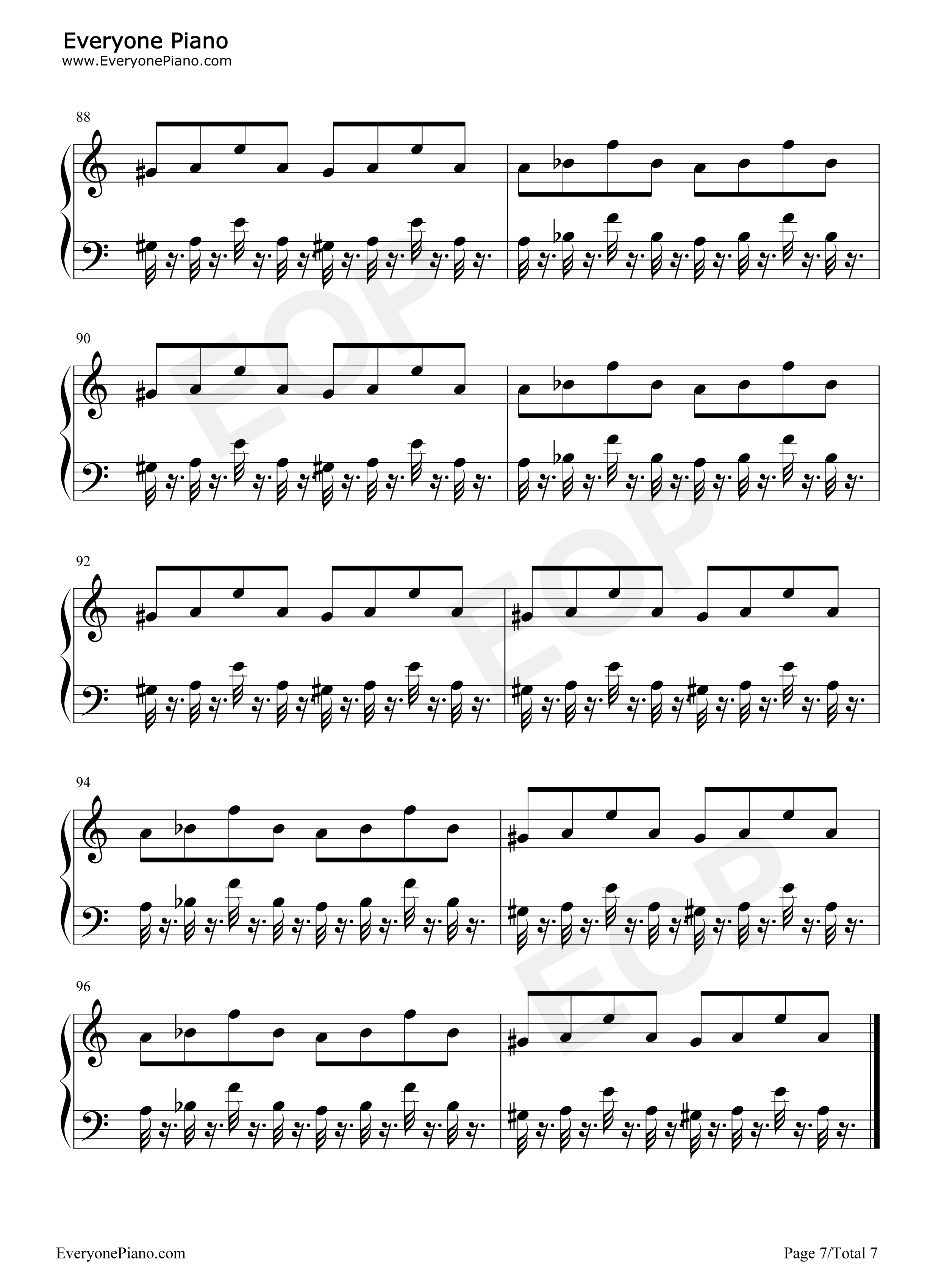 Dark_Darker_Yet_Darker钢琴谱_SharaX