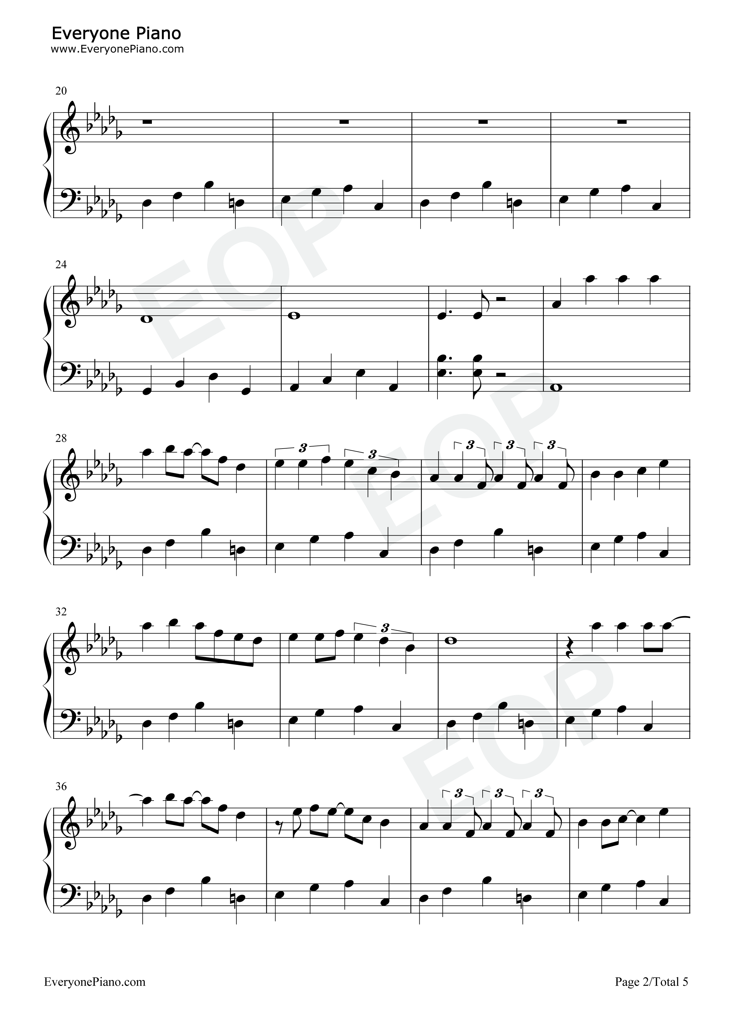 Sleigh_Ride钢琴谱_The_Ronettes