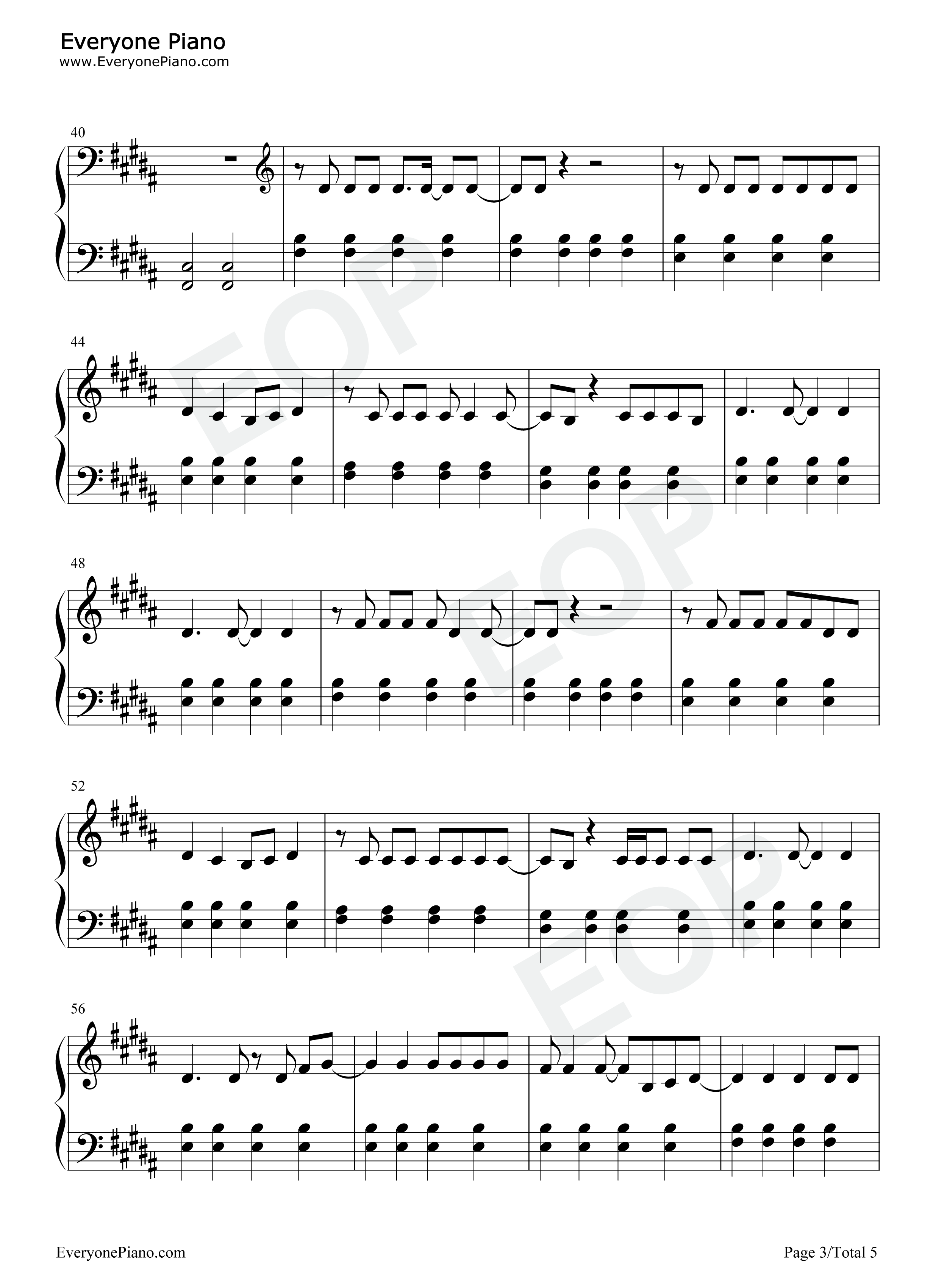 Afterglow钢琴谱_Ed_Sheeran