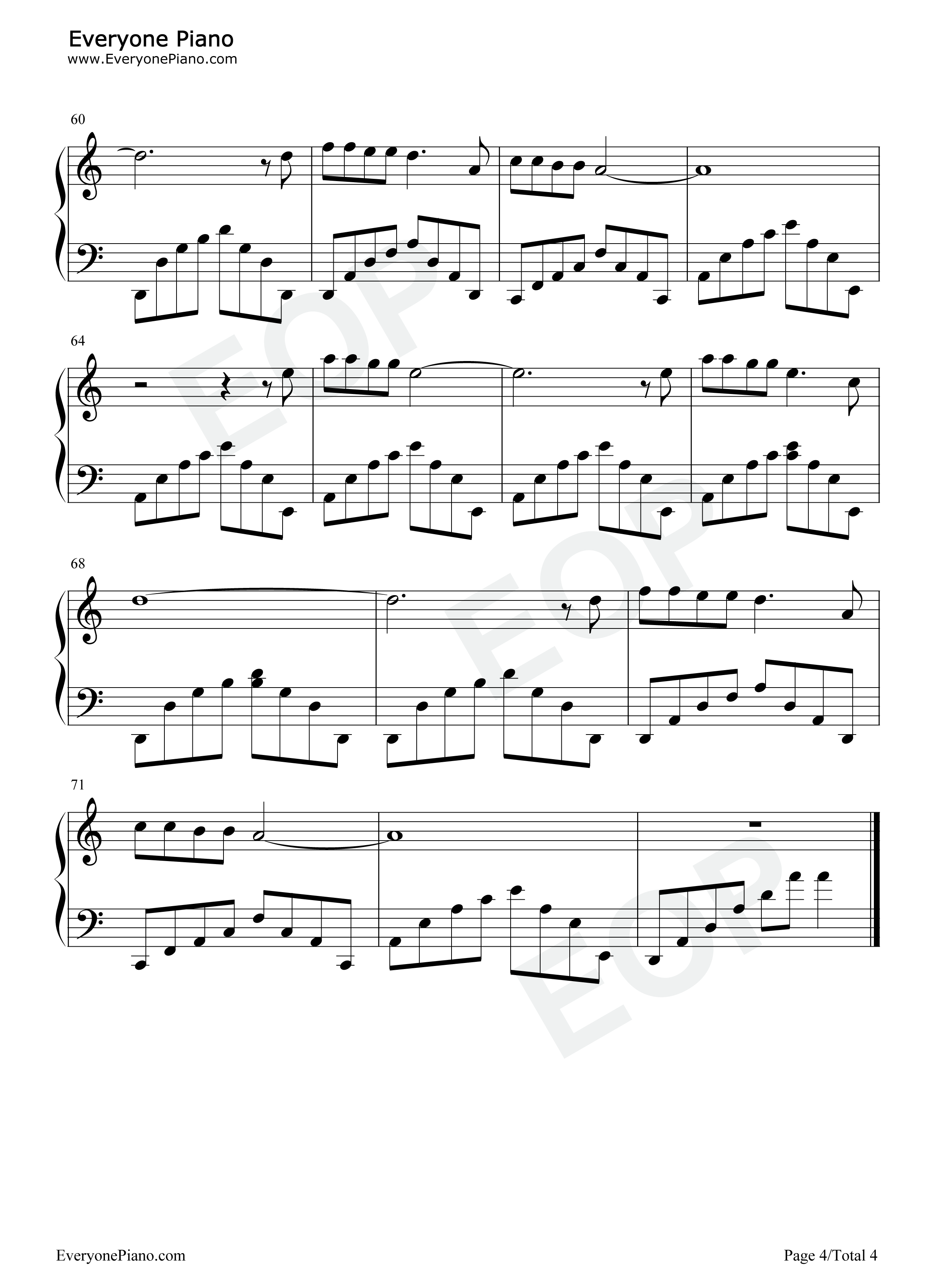 Walking_In_The_Air钢琴谱_Celtic_Woman