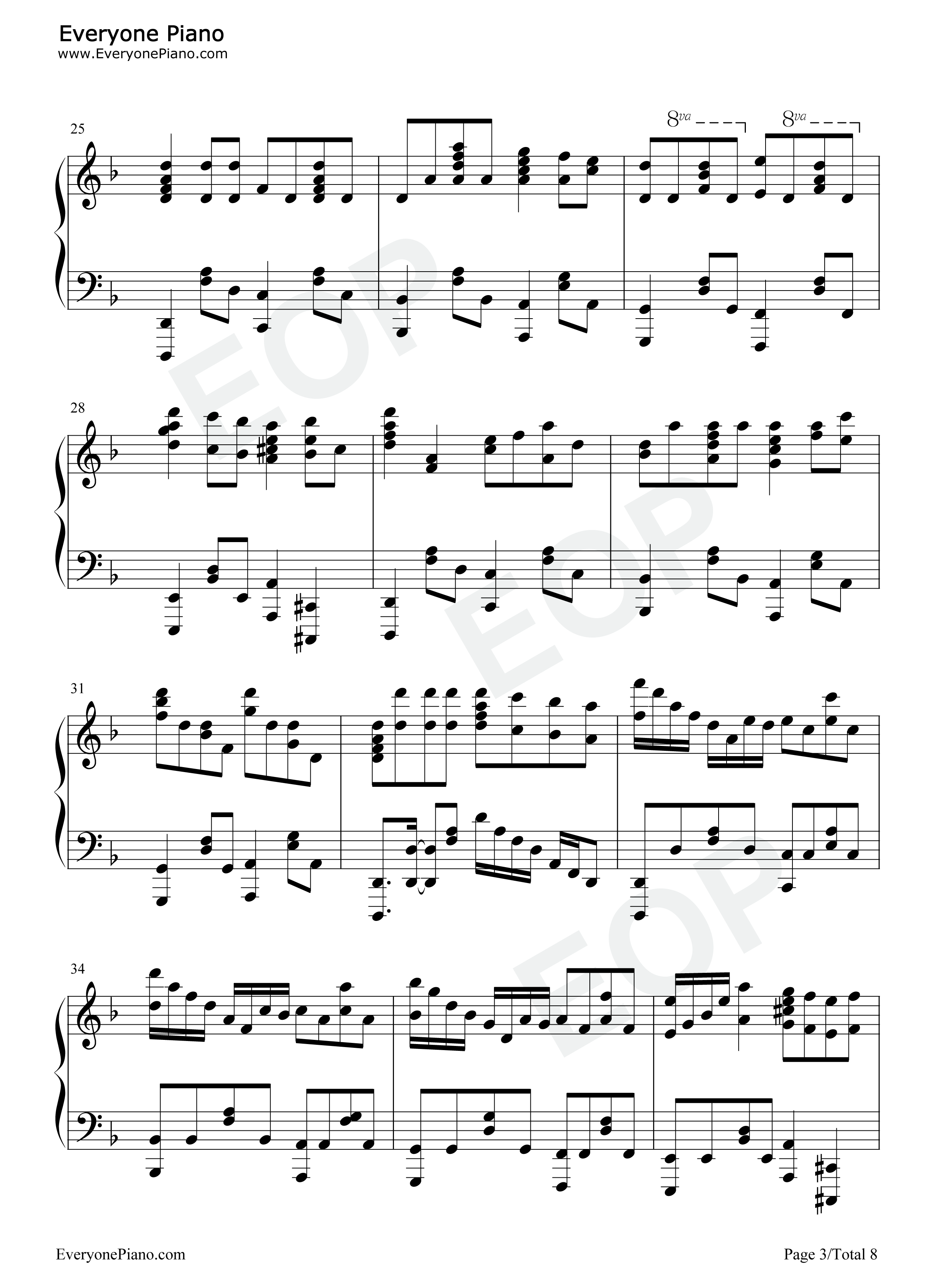 僕の戦争钢琴谱_神圣放逐乐队