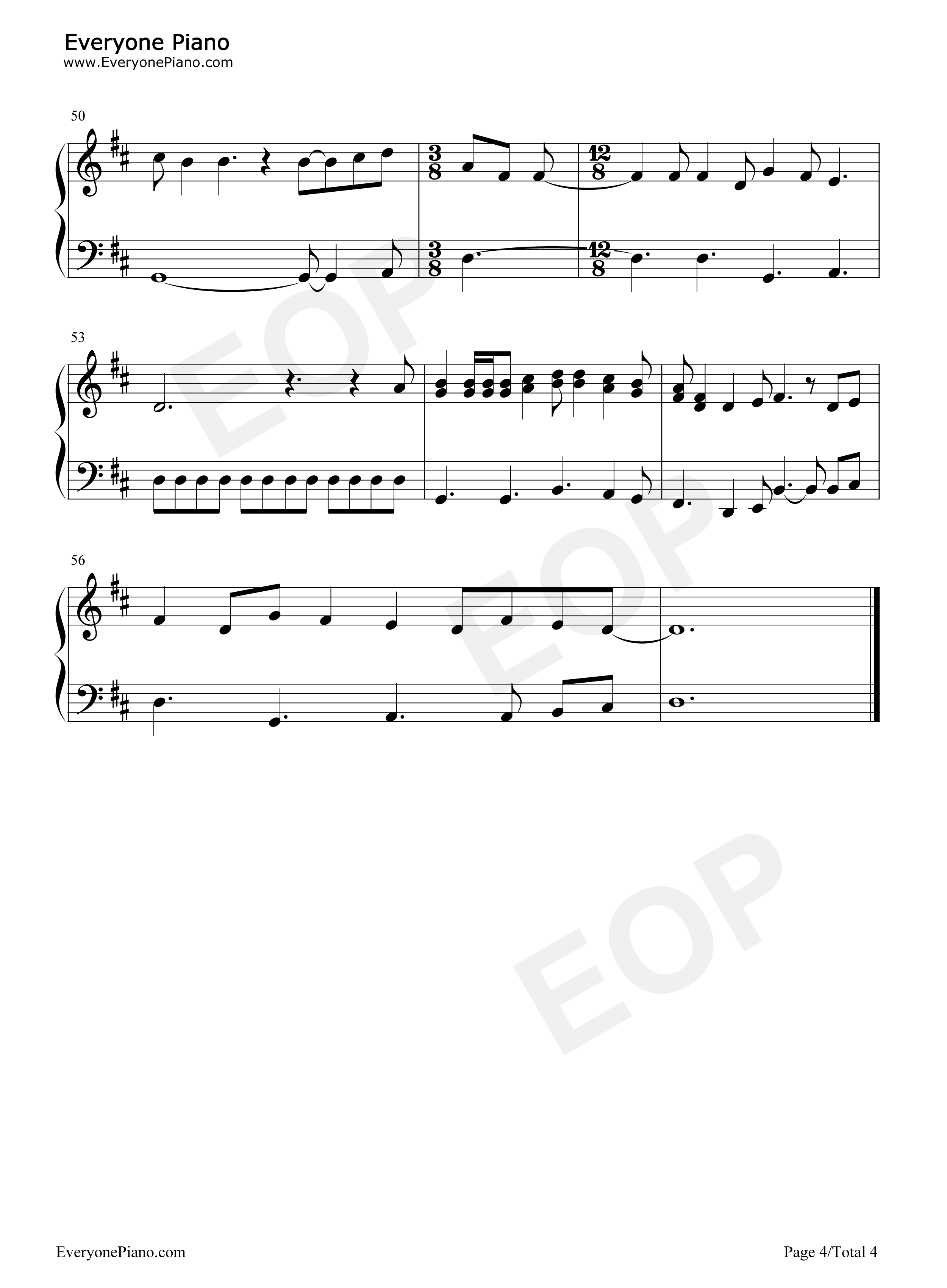 Fairytale_of_New_York钢琴谱_The_Pogues_Kirsty_MacColl