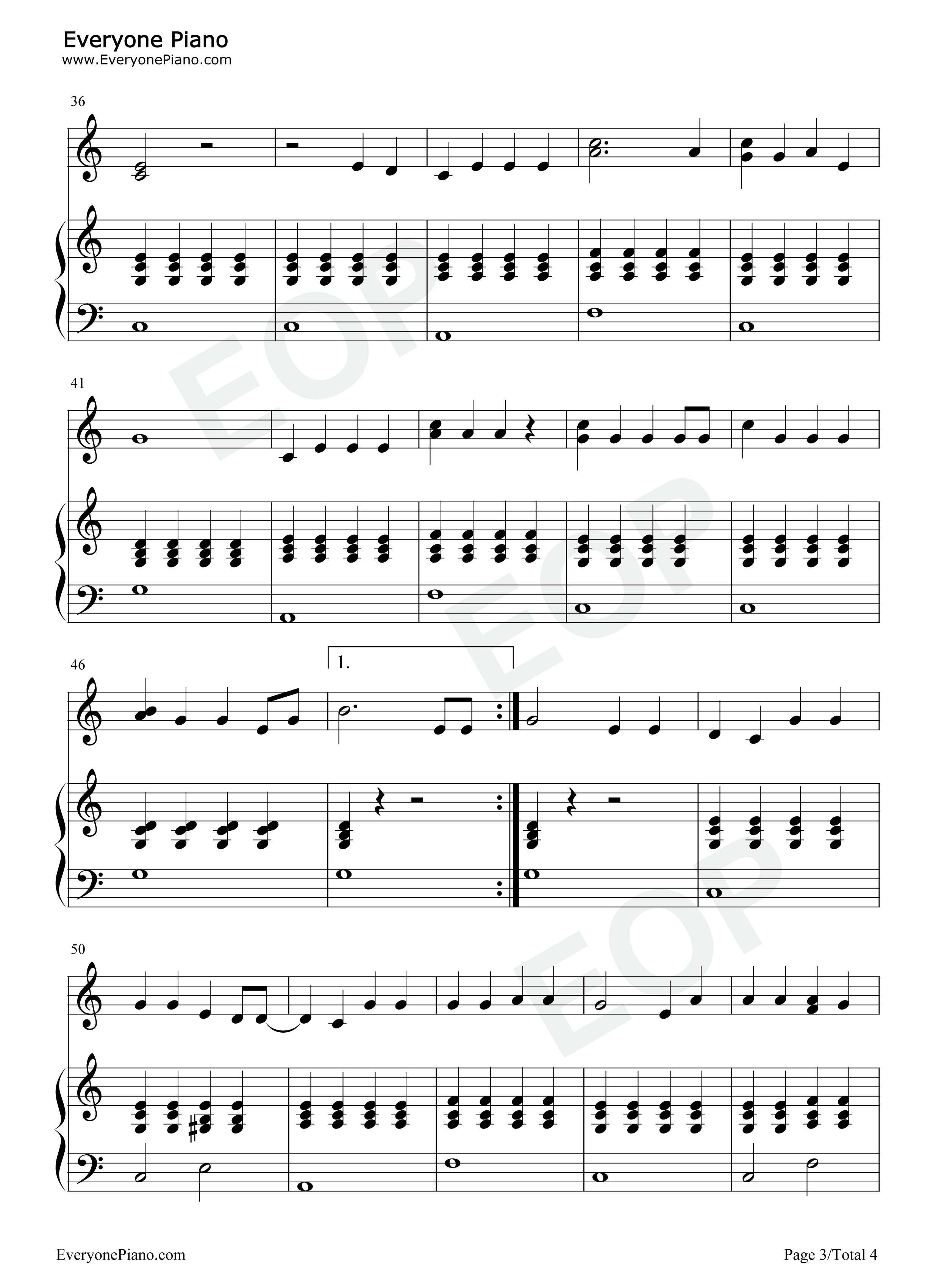 Merry_Christmas_Everyone钢琴谱_Shakin'_Stevens