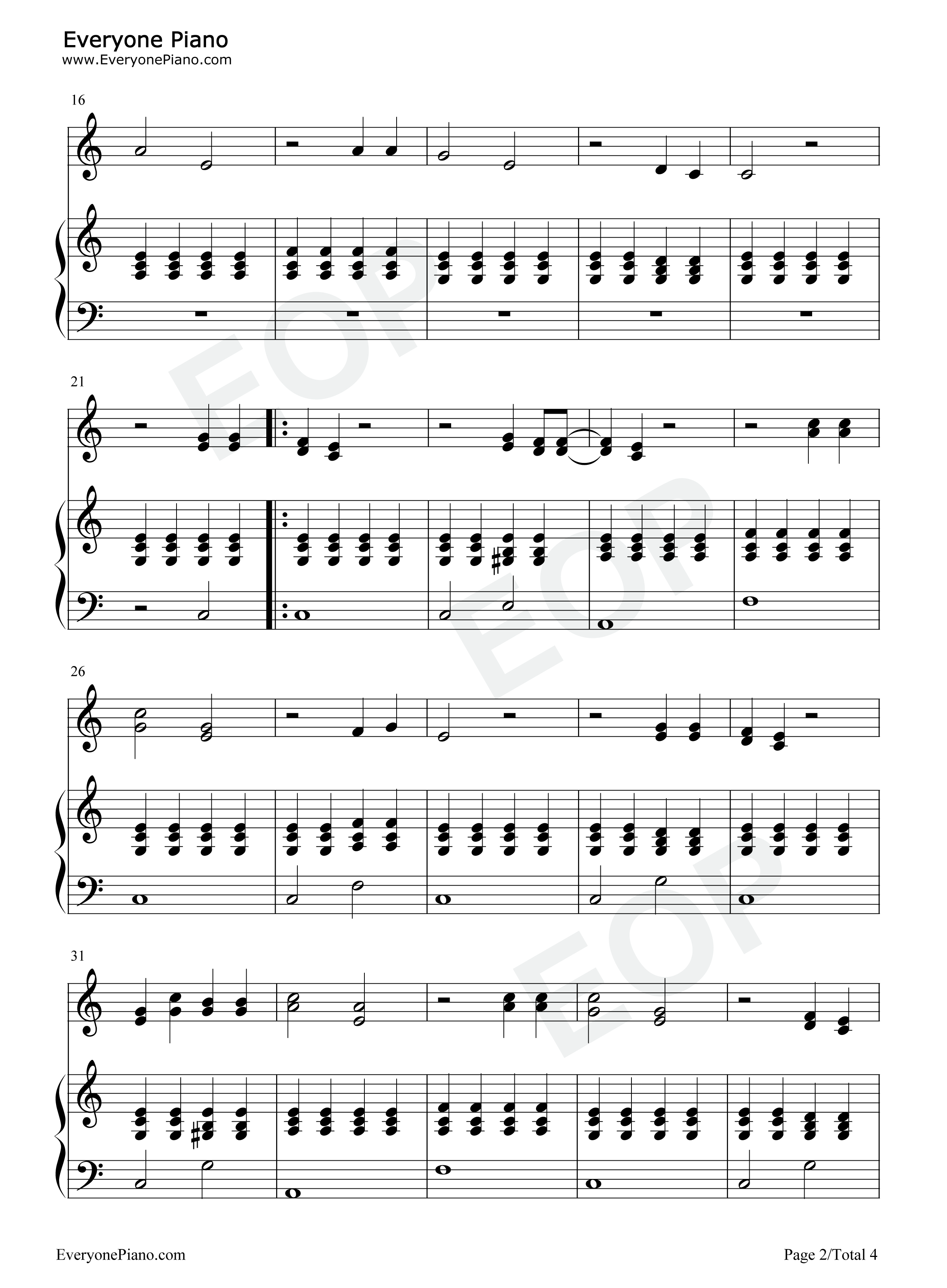 Merry_Christmas_Everyone钢琴谱_Shakin'_Stevens