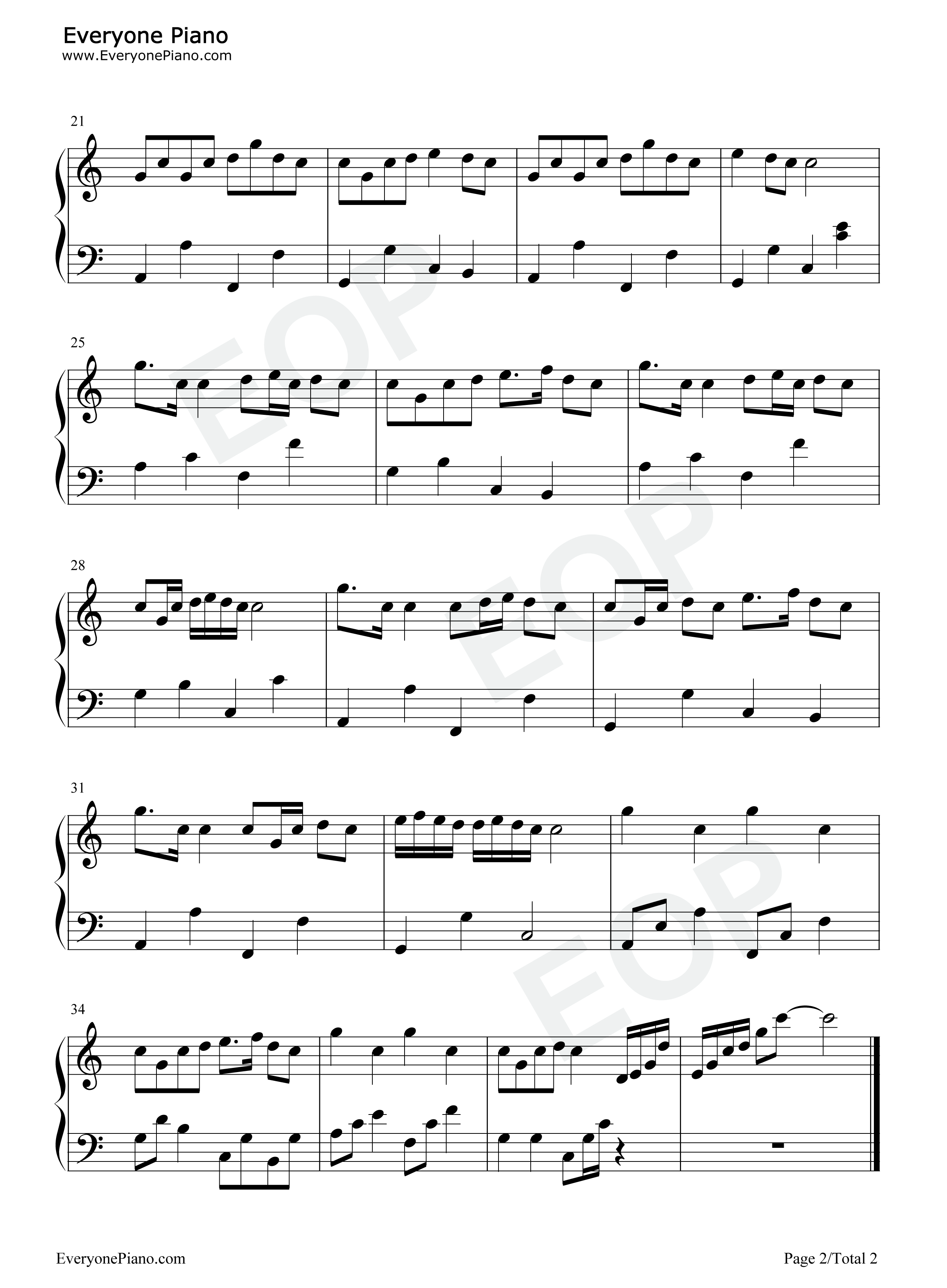 夏天的思念钢琴谱_邱有句