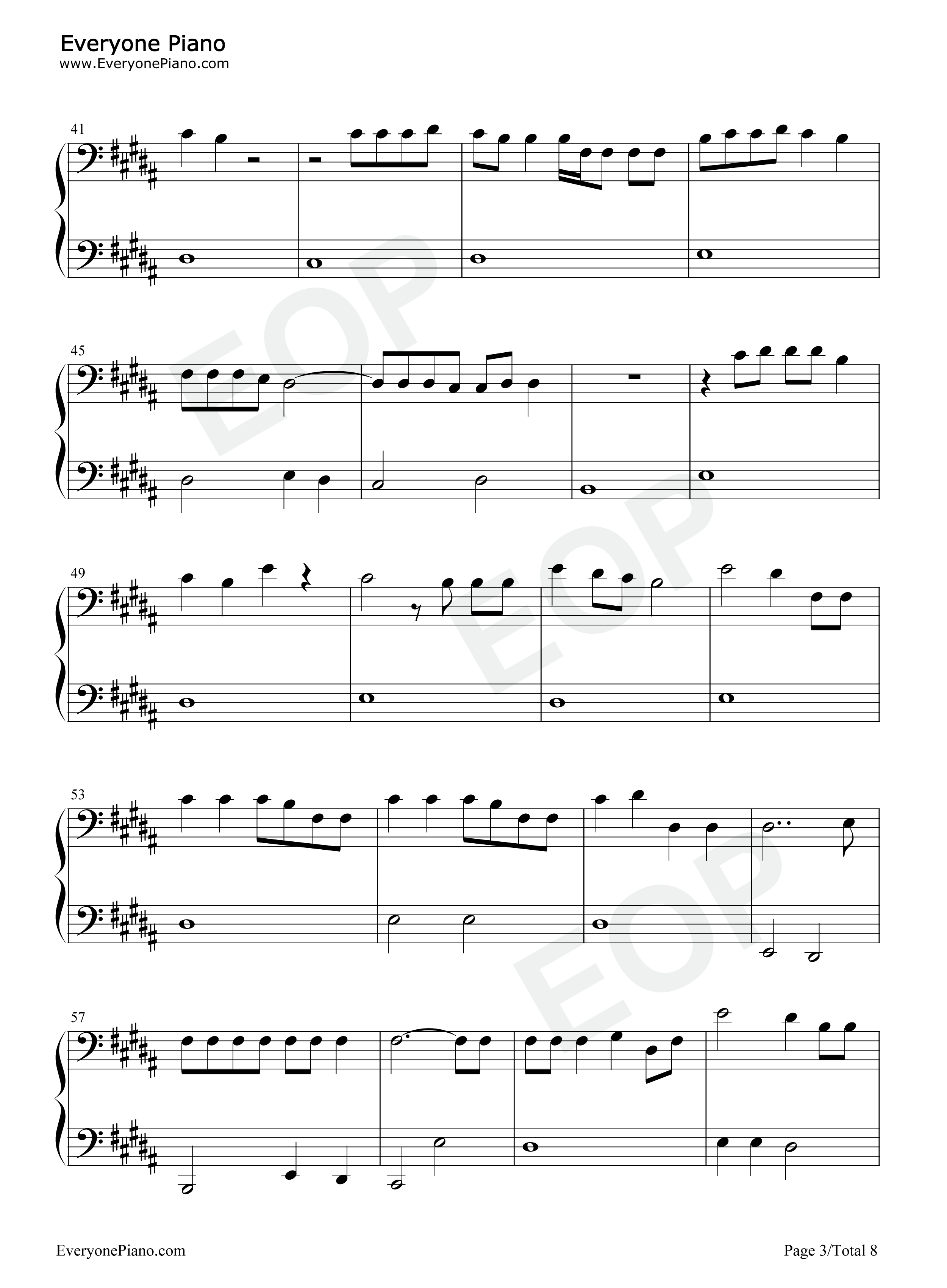 Happiness钢琴谱_Taylor_Swift