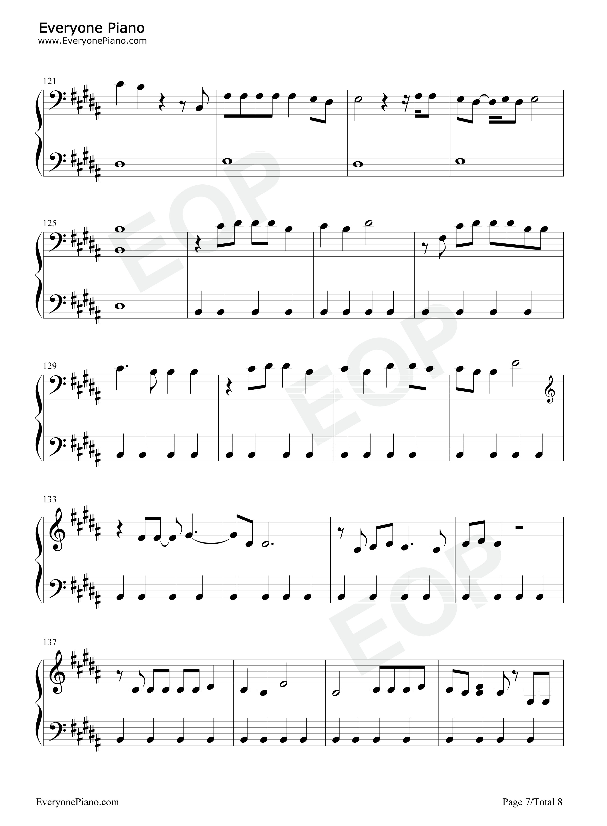 Happiness钢琴谱_Taylor_Swift