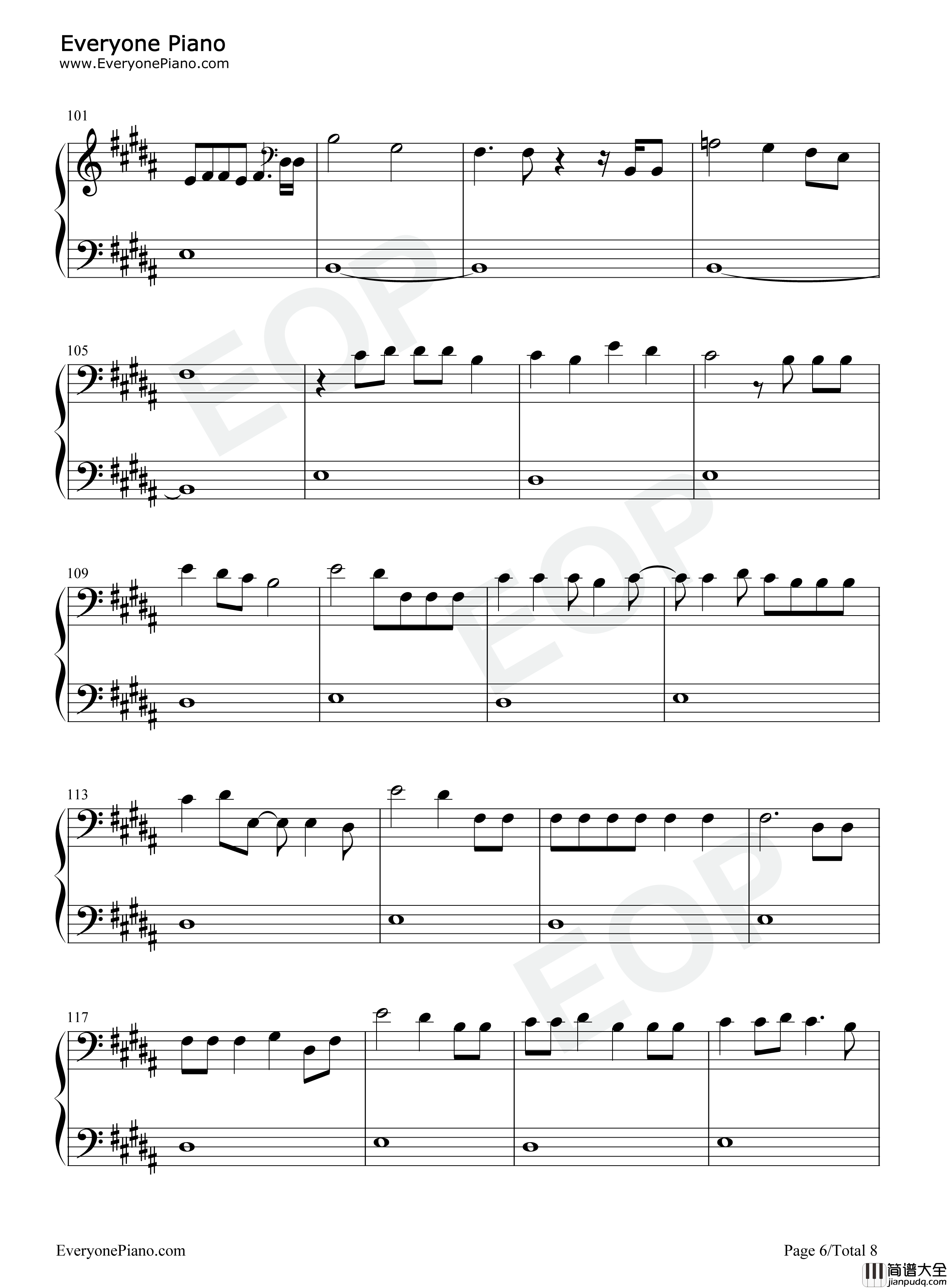 Happiness钢琴谱_Taylor_Swift