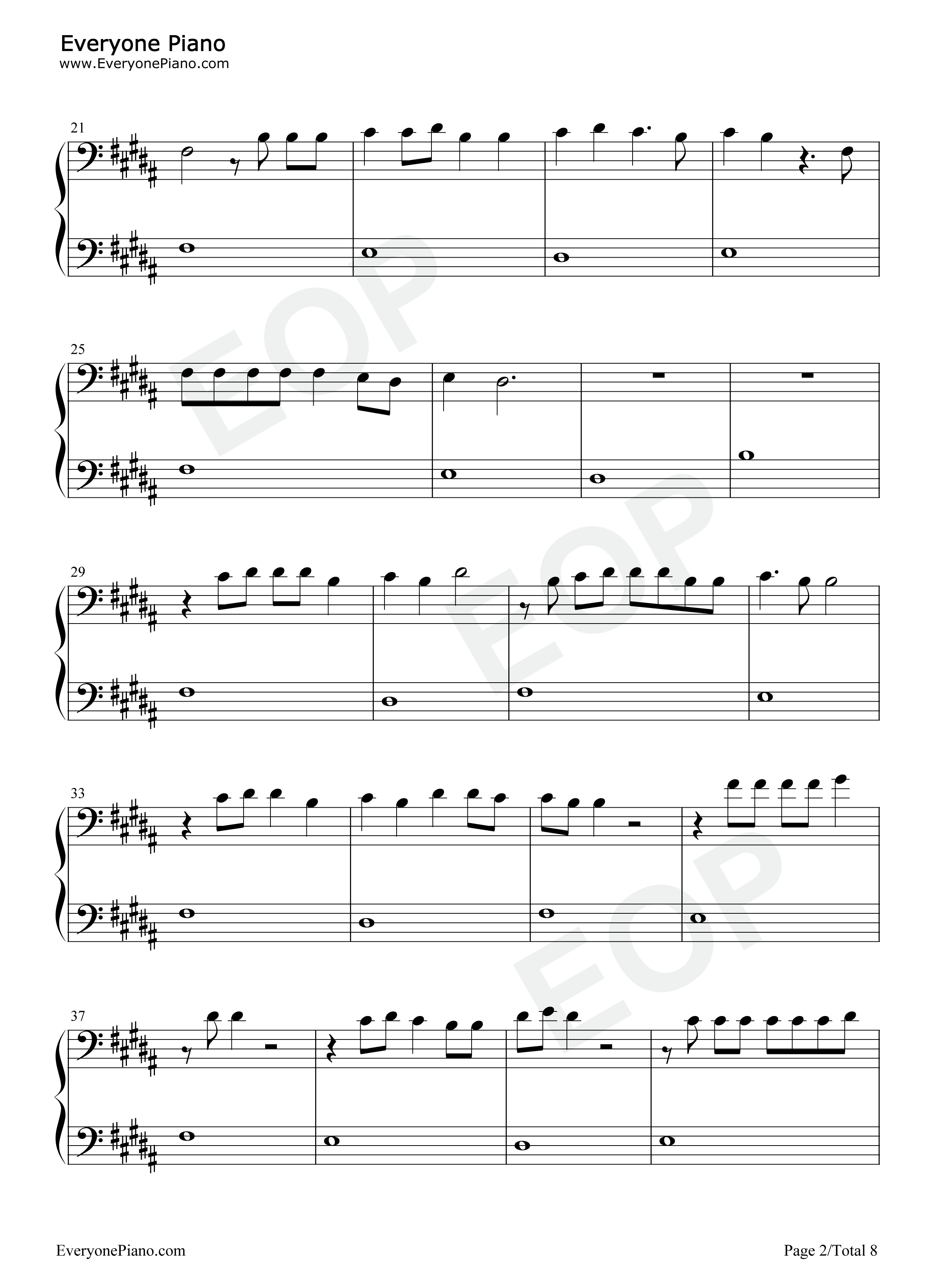 Happiness钢琴谱_Taylor_Swift