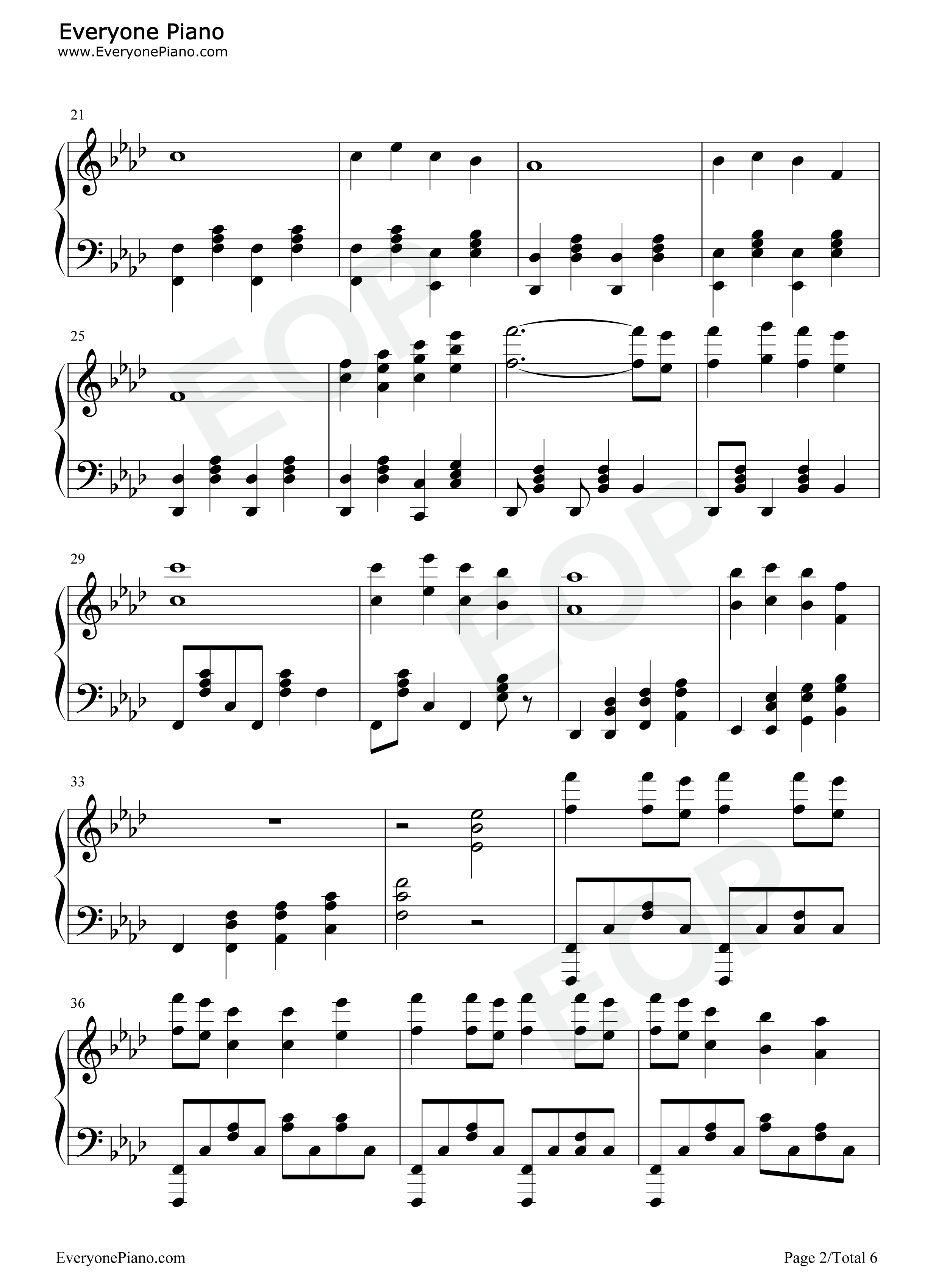 No_No_No钢琴谱_TheFatRat