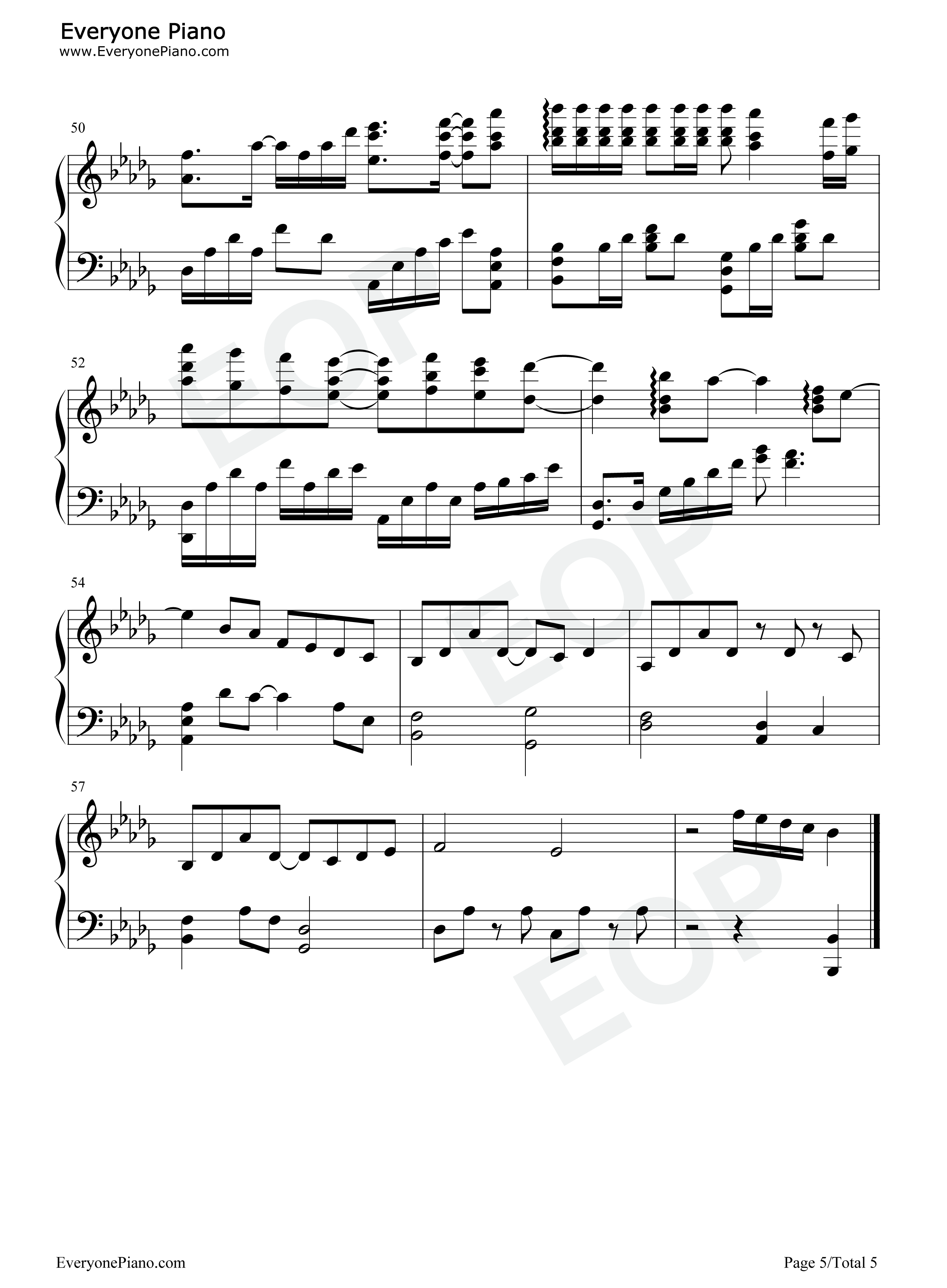 Nothing_In_The_World钢琴谱_Atomic_Kitten