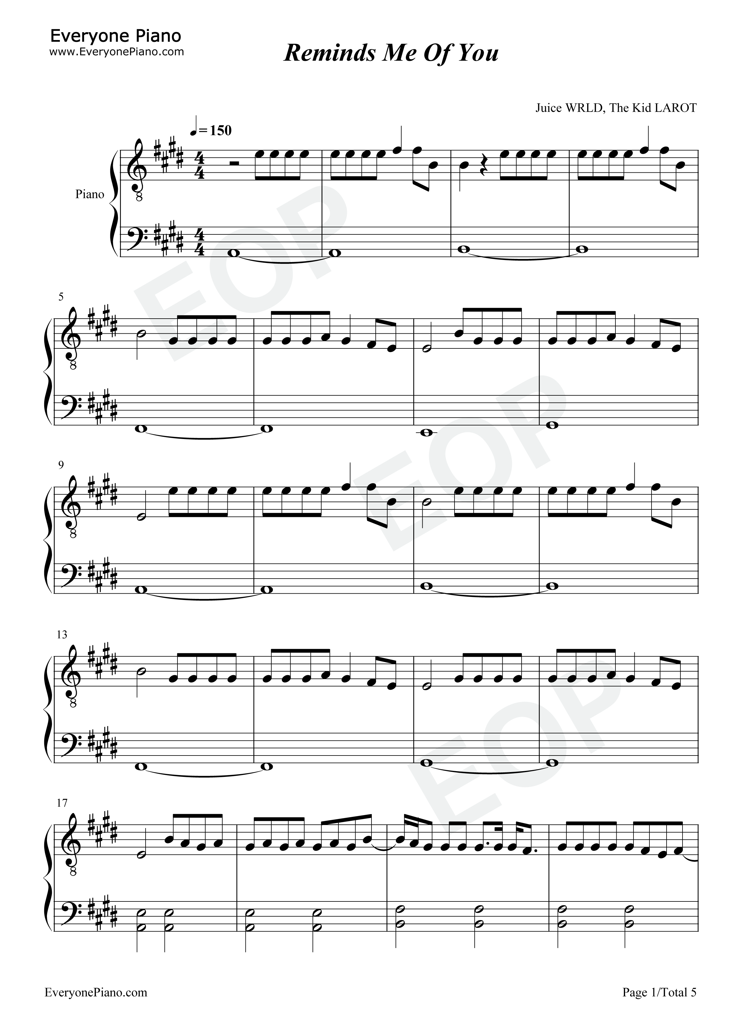 Reminds_Me_of_You钢琴谱_Juice_Wrld_The_Kid_Laroi