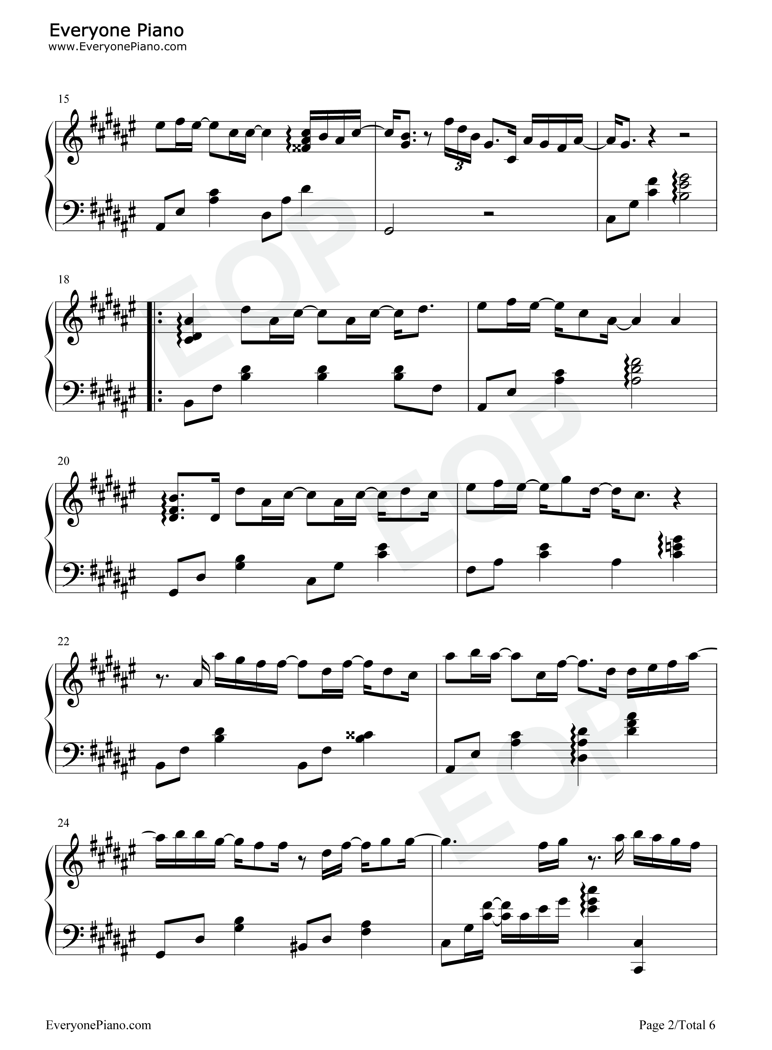 错季钢琴谱_秋原依